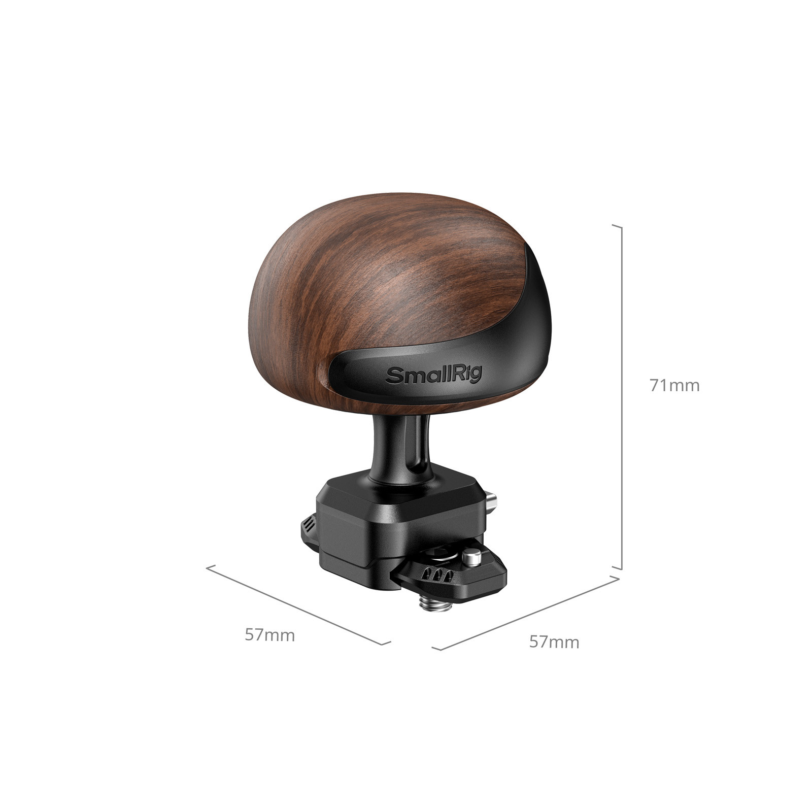 SmallRig "HawkLock" H21 Quick Release mini Wooden Side Handle 5927