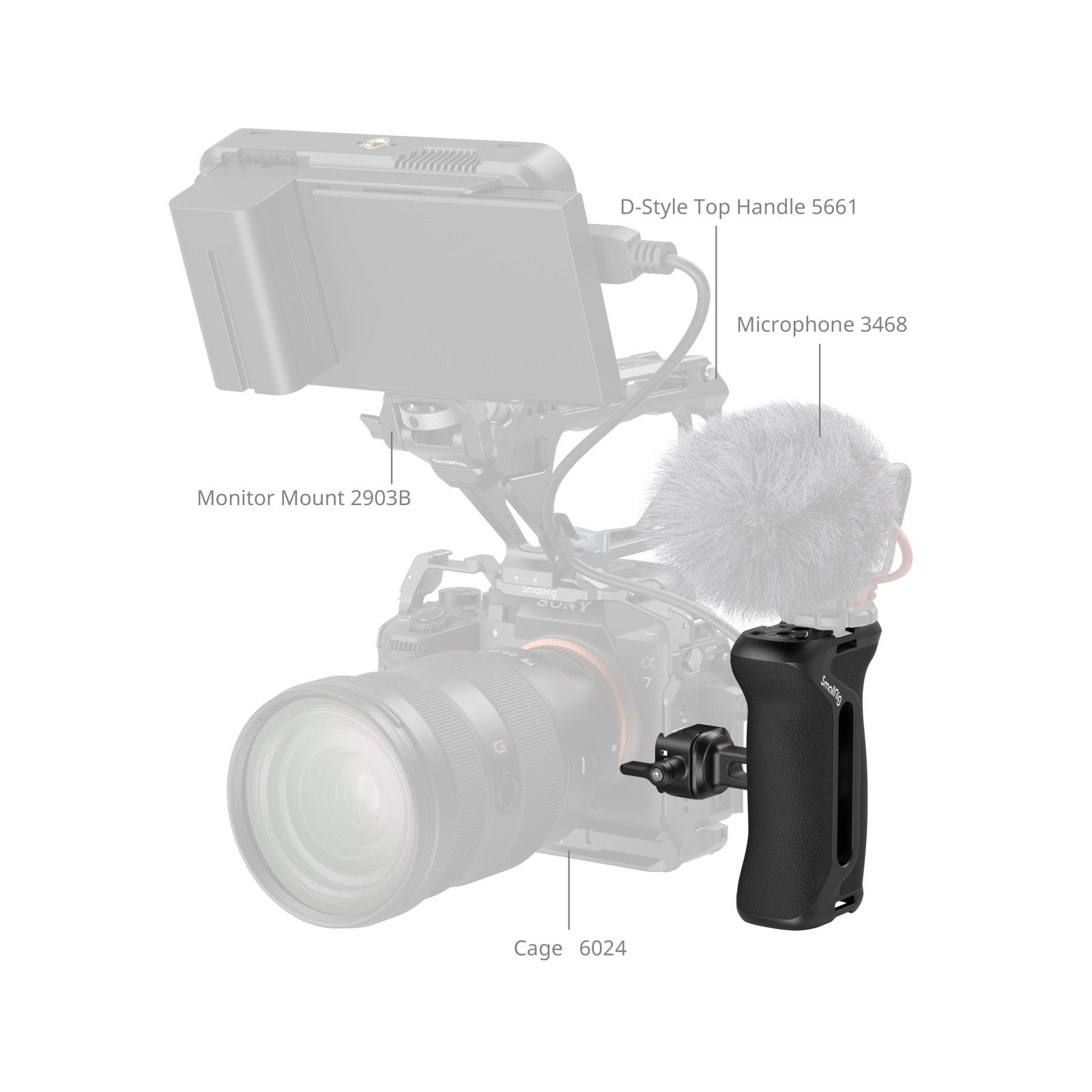 SmallRig Side Handle with NATO Clamp 5952