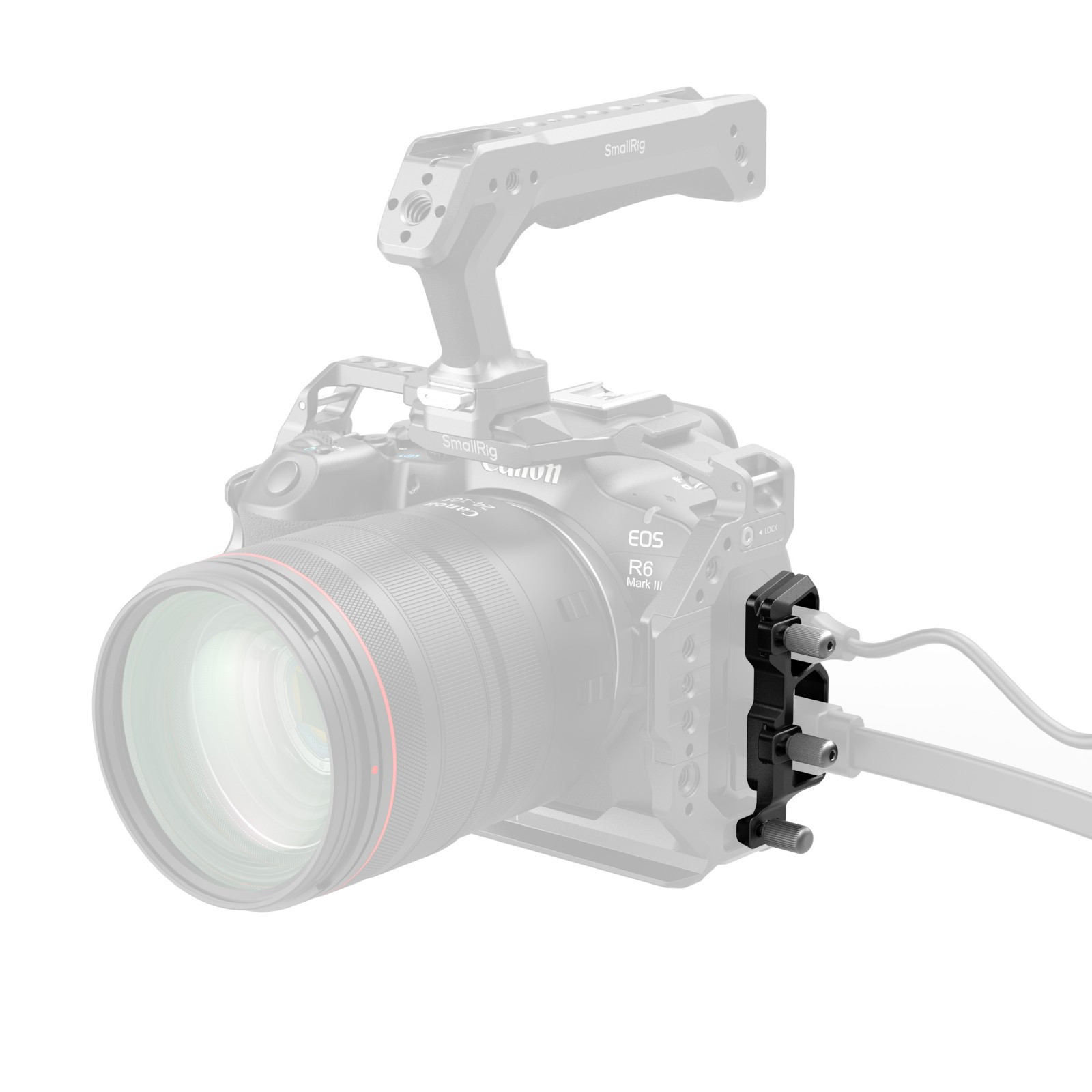 SmallRig HDMI & USB-C Cable Clamp for cage for Canon EOS R6 Mark III / R5 Mark II 5969