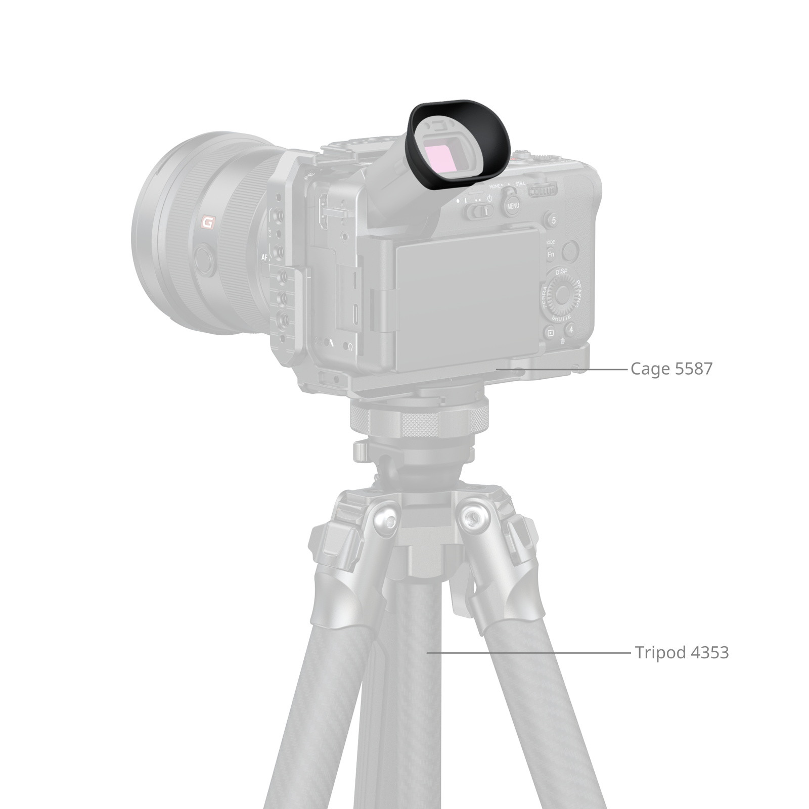 SmallRig Camera Viewfinder Eyecup for Sony FX2 5975