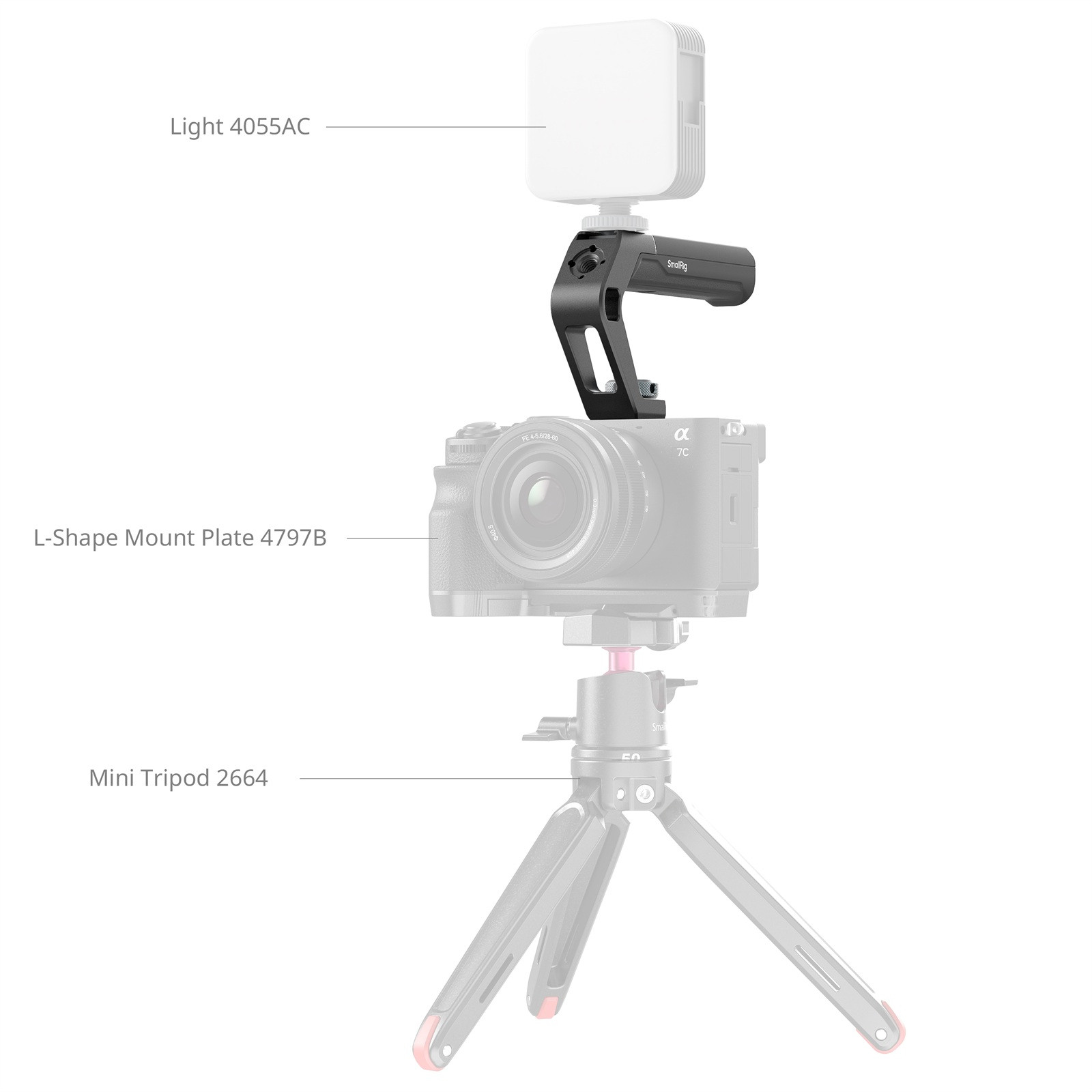 SmallRig Top Handle with Cold Shoe Mount 5976