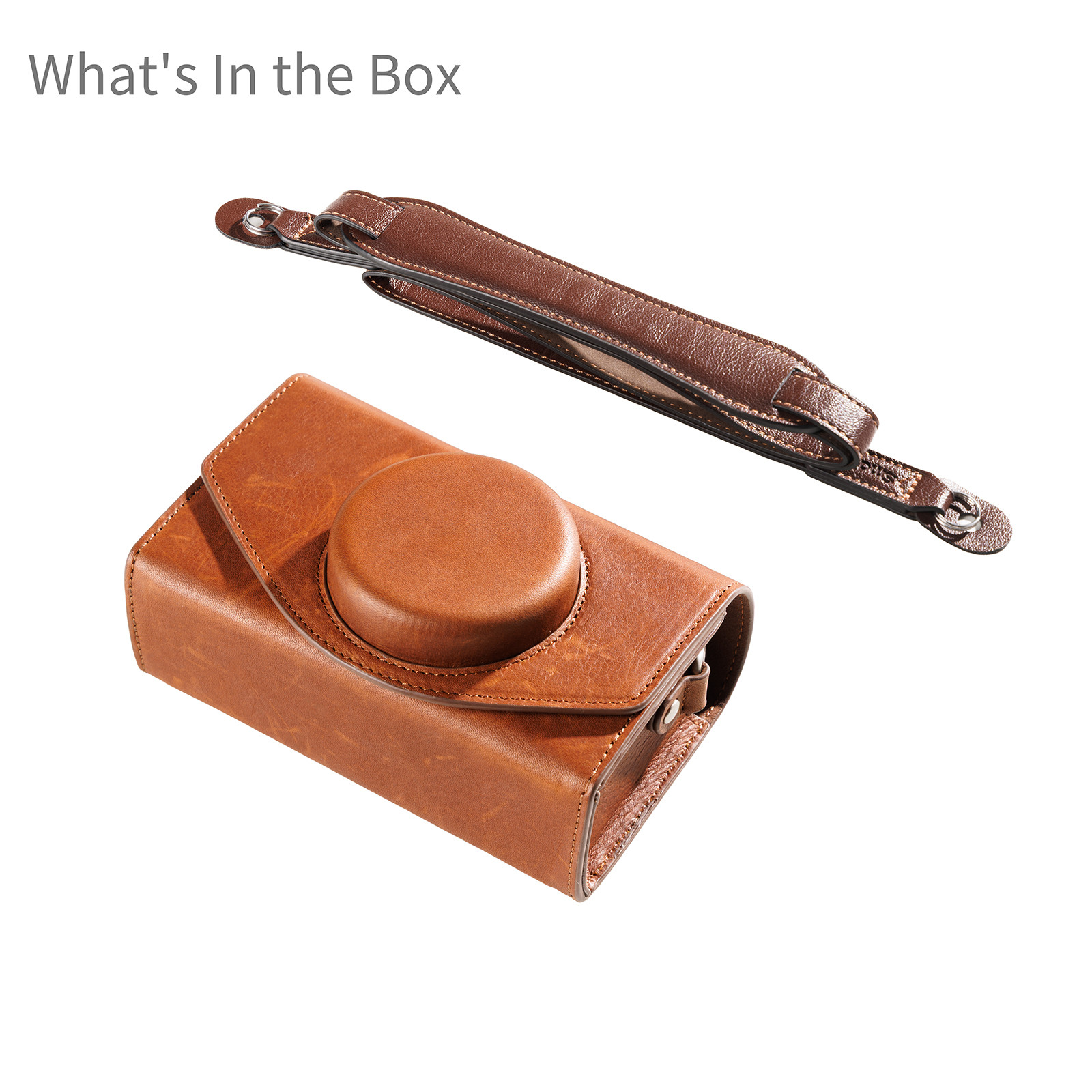 SmallRig Leather Storage Bag for FUJIFILM X-E5 / X100VI (Brown) 5986
