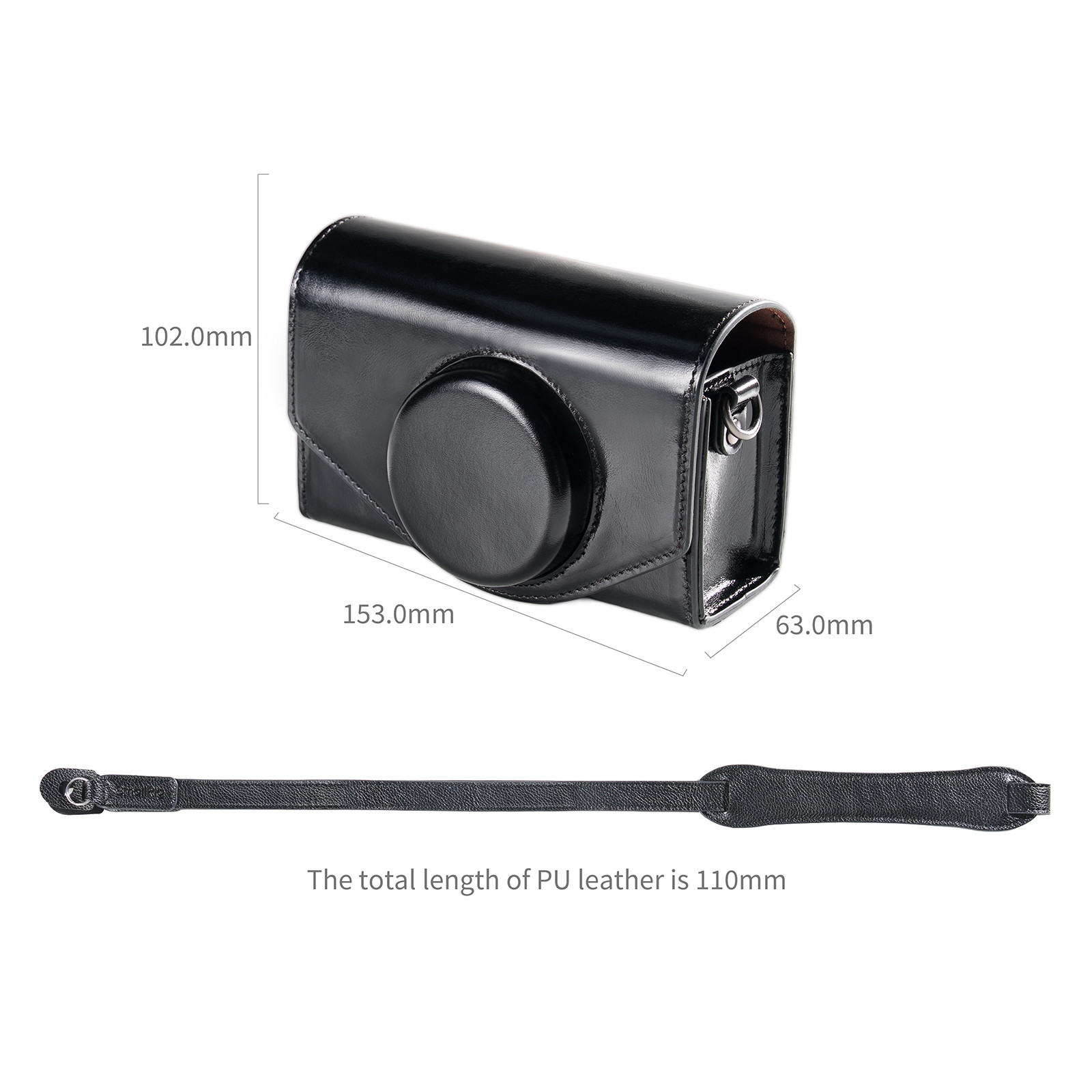 SmallRig Leather Storage Bag for FUJIFILM X-E5 / X100VI (Black) 5987