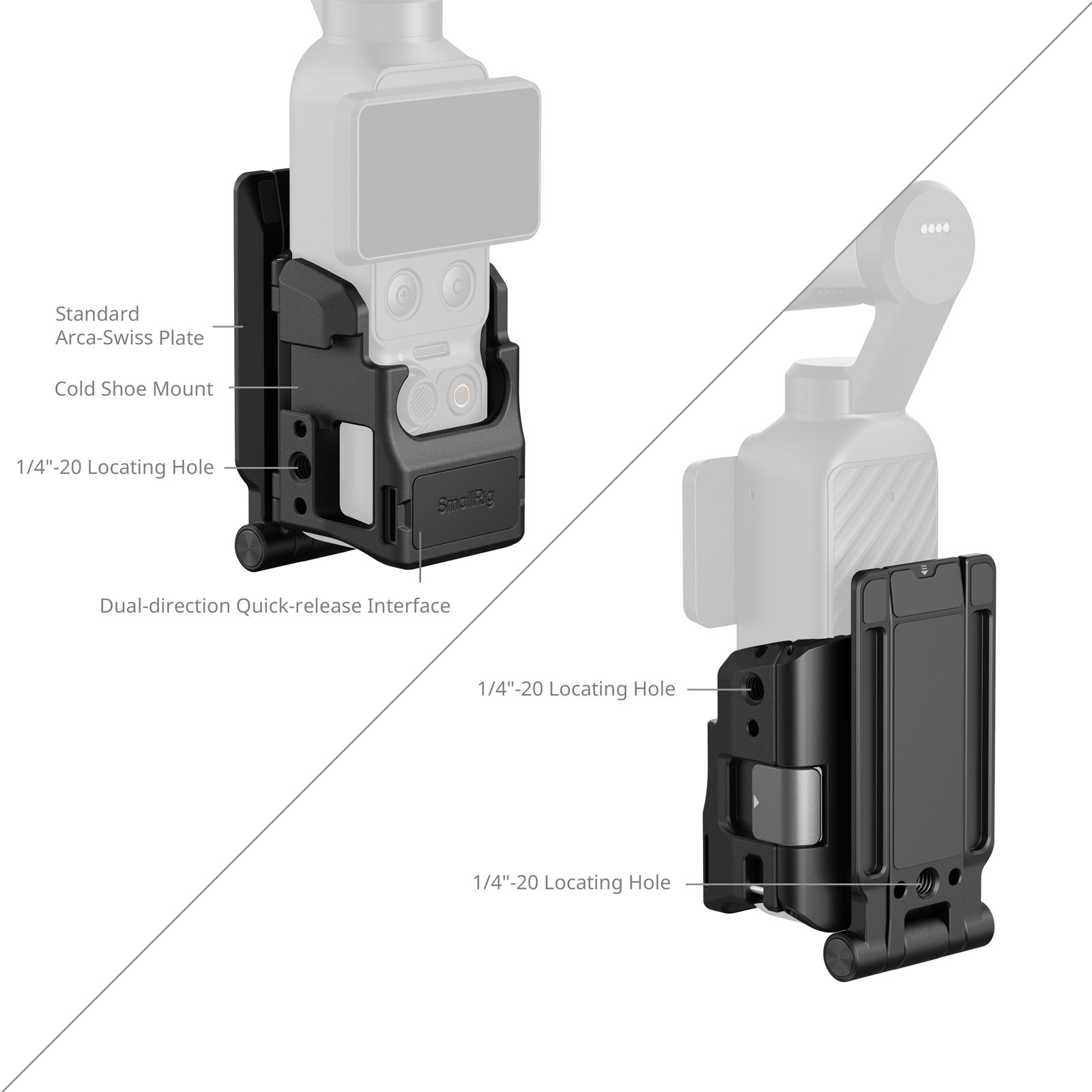 SmallRig Mount Support for DJI Osmo Pocket 4 / 3 6003