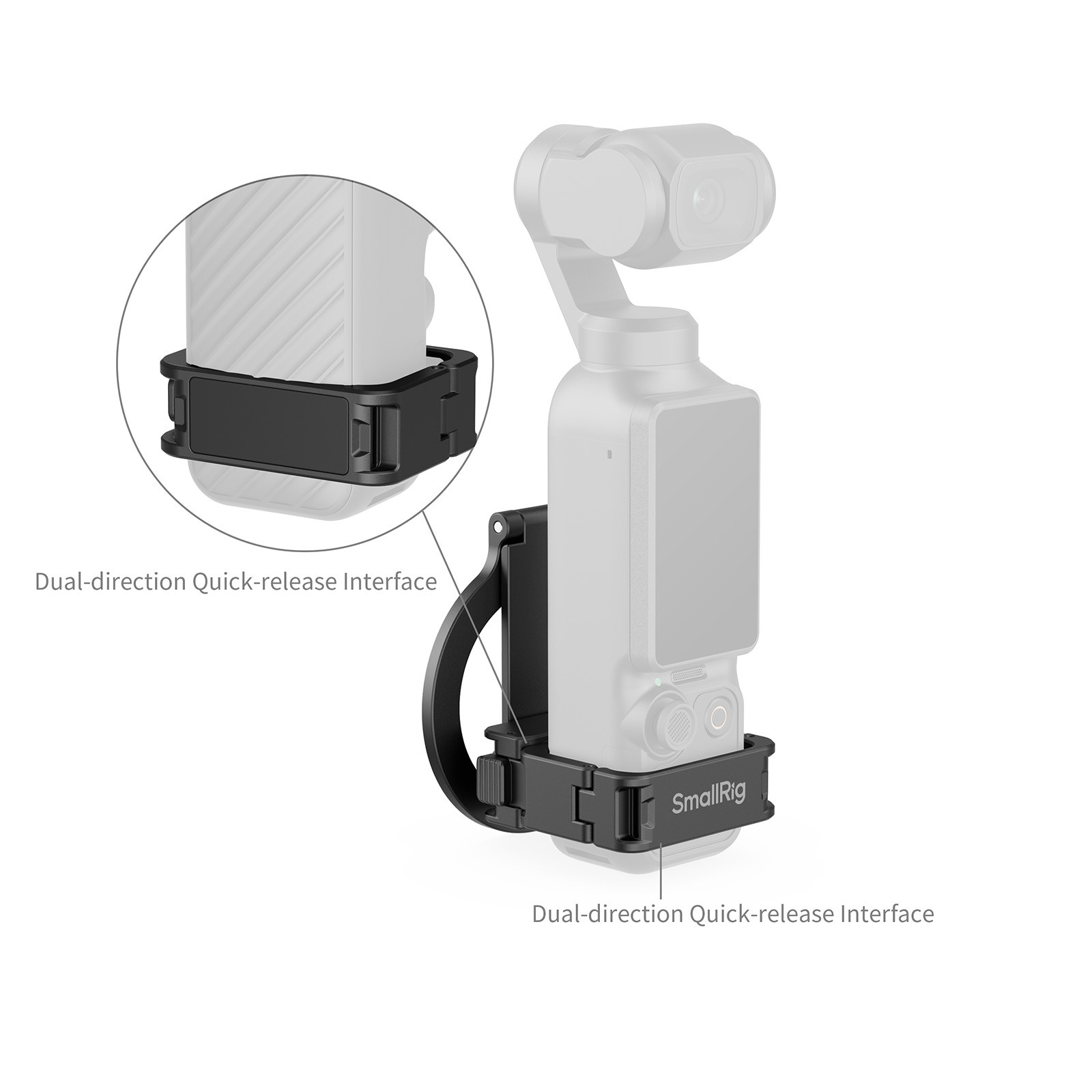 SmallRig Attachable Mount for DJI Osmo Pocket 4 and Smartphones 6004