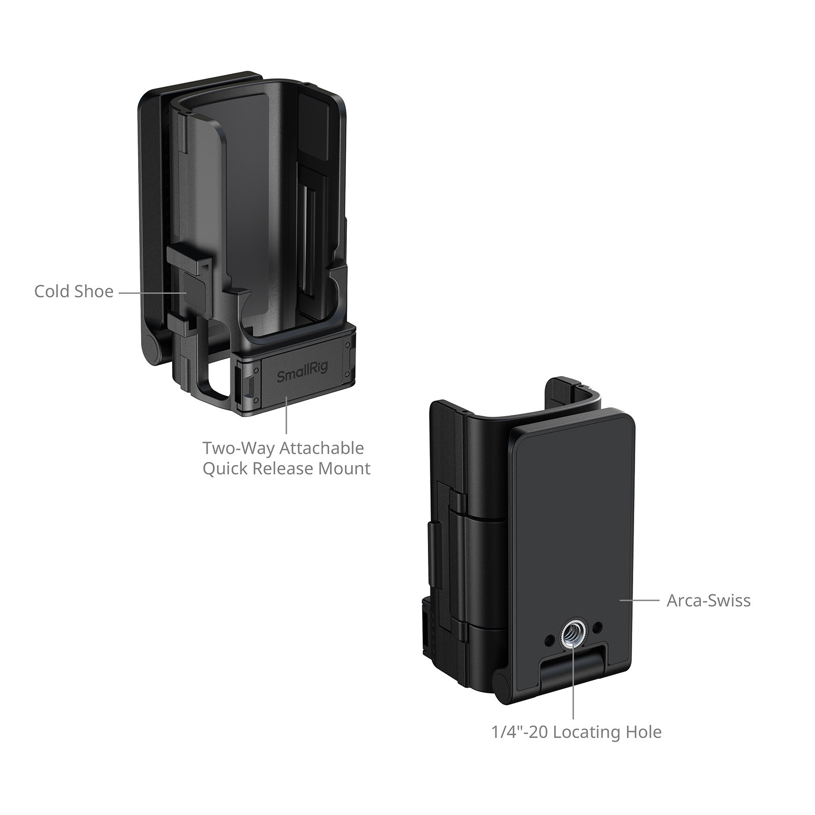 SmallRig Attachable Backplate Mount for DJI Osmo Pocket 4 6009