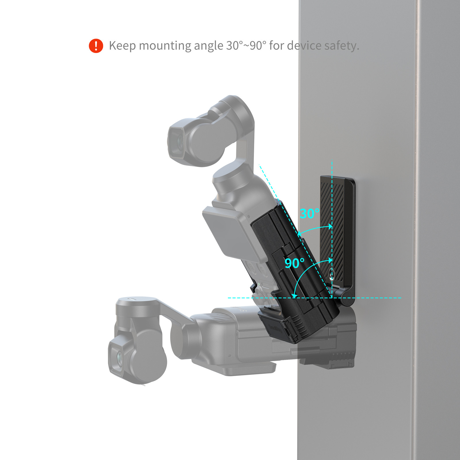SmallRig Attachable Backplate Mount for DJI Osmo Pocket 4P / 4 6009