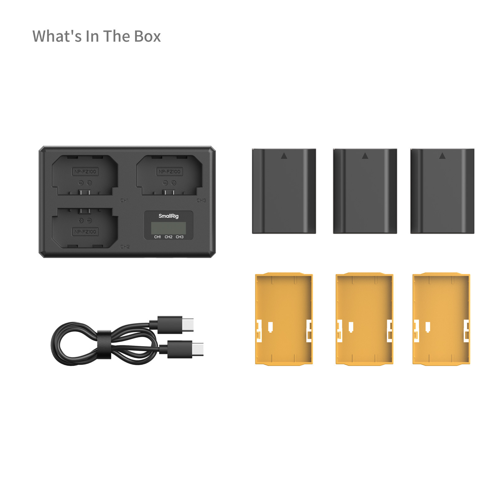 SmallRig Triple Camera Battery & Charger Kit for Sony NP-FZ100 6016