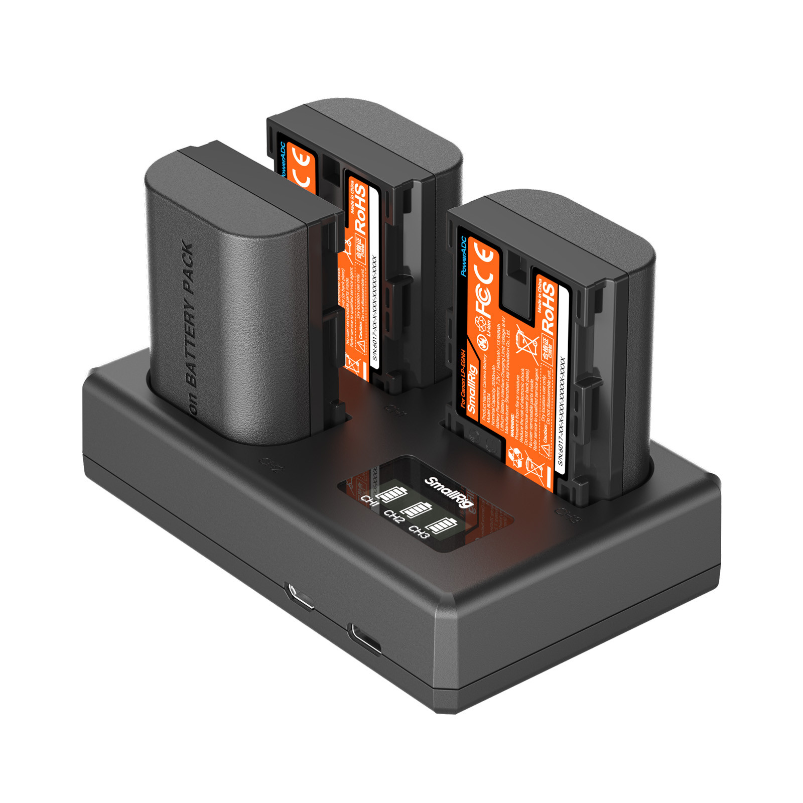 SmallRig Triple Camera Battery & Charger Kit for Canon LP-E6NH 6017