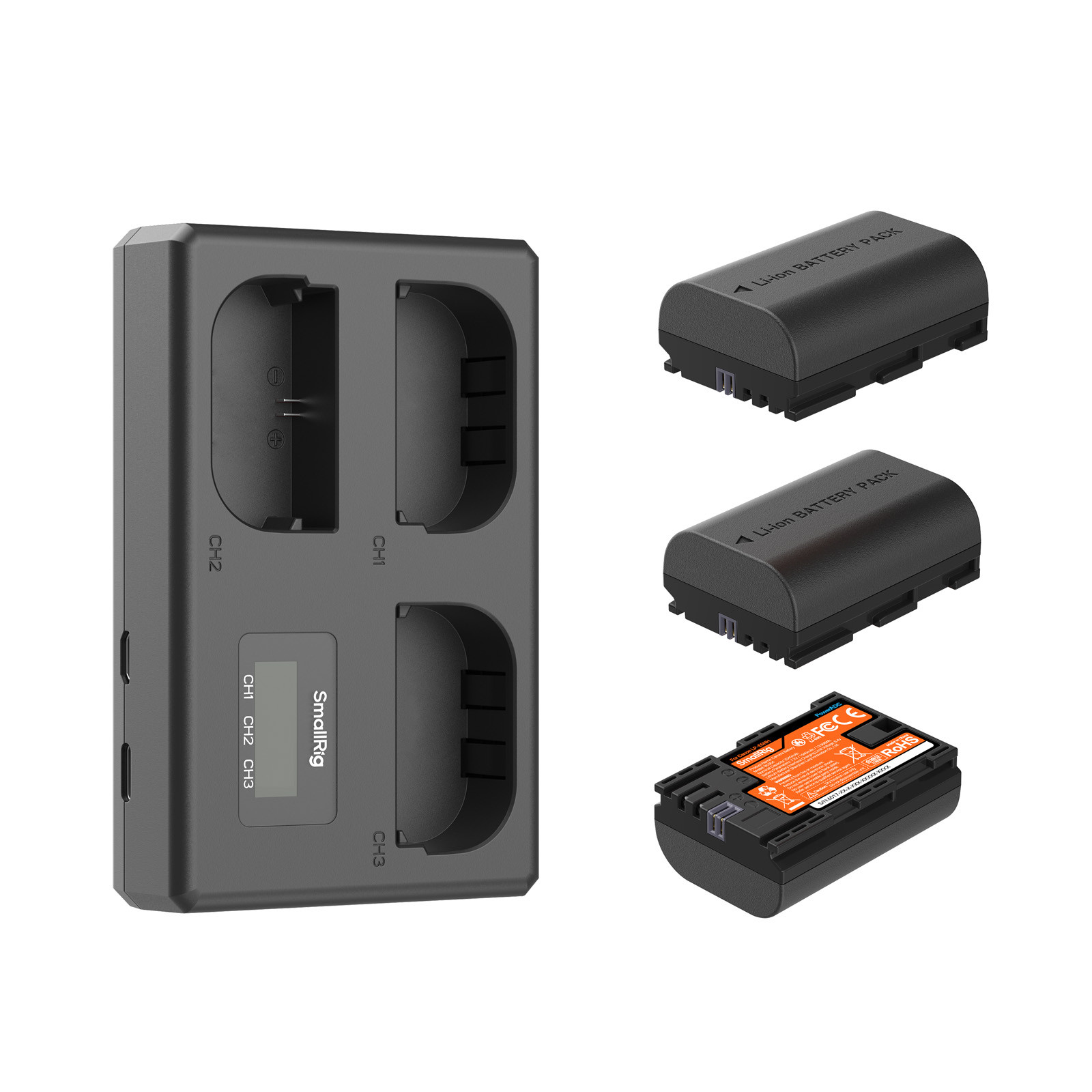 SmallRig Triple Camera Battery & Charger Kit for Canon LP-E6NH 6017