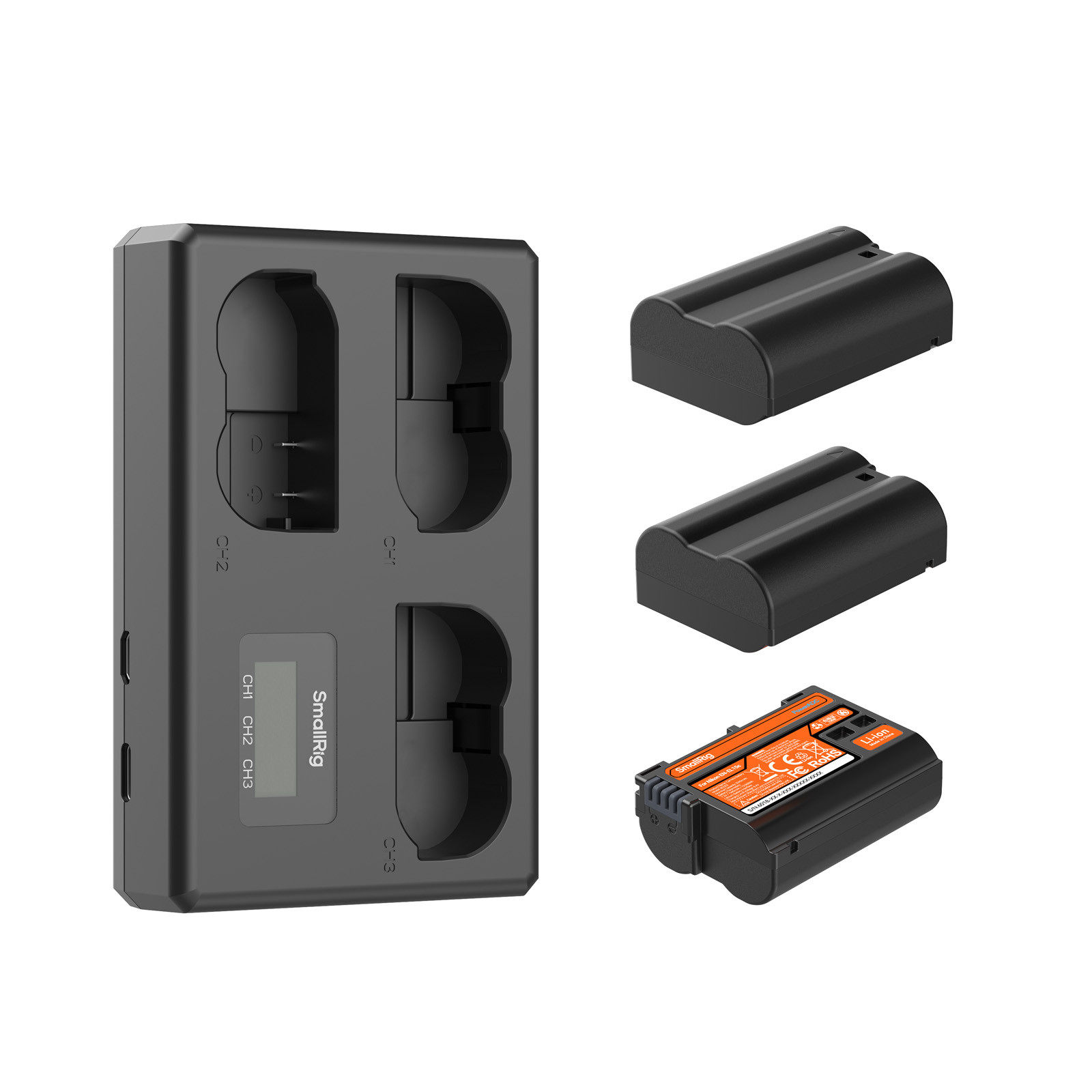 SmallRig Triple Camera Battery & Charger Kit for Nikon EN-EL15c 6018