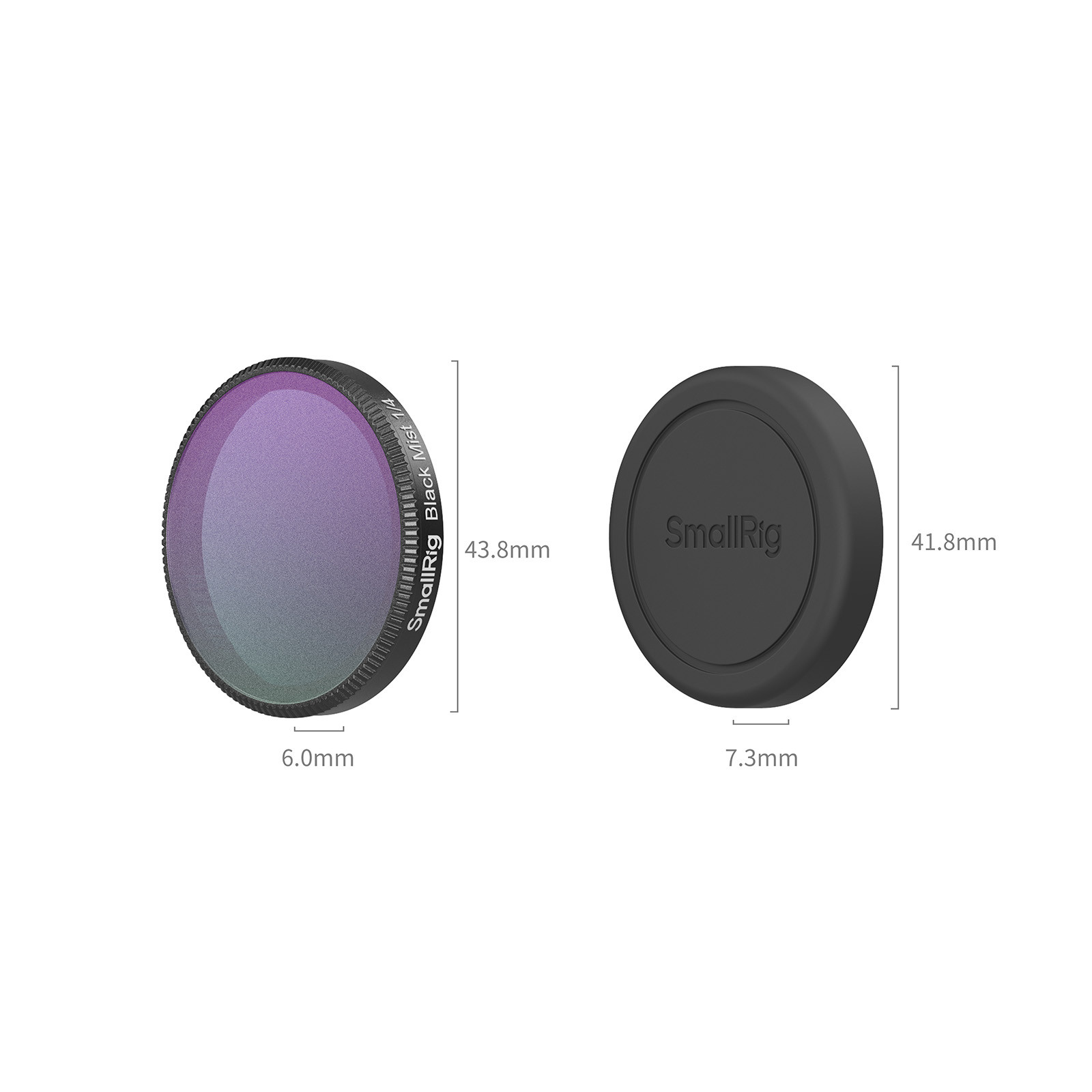 SmallRig 1/4 Effect Black Mist Filter for DJI Osmo Action 6 6086
