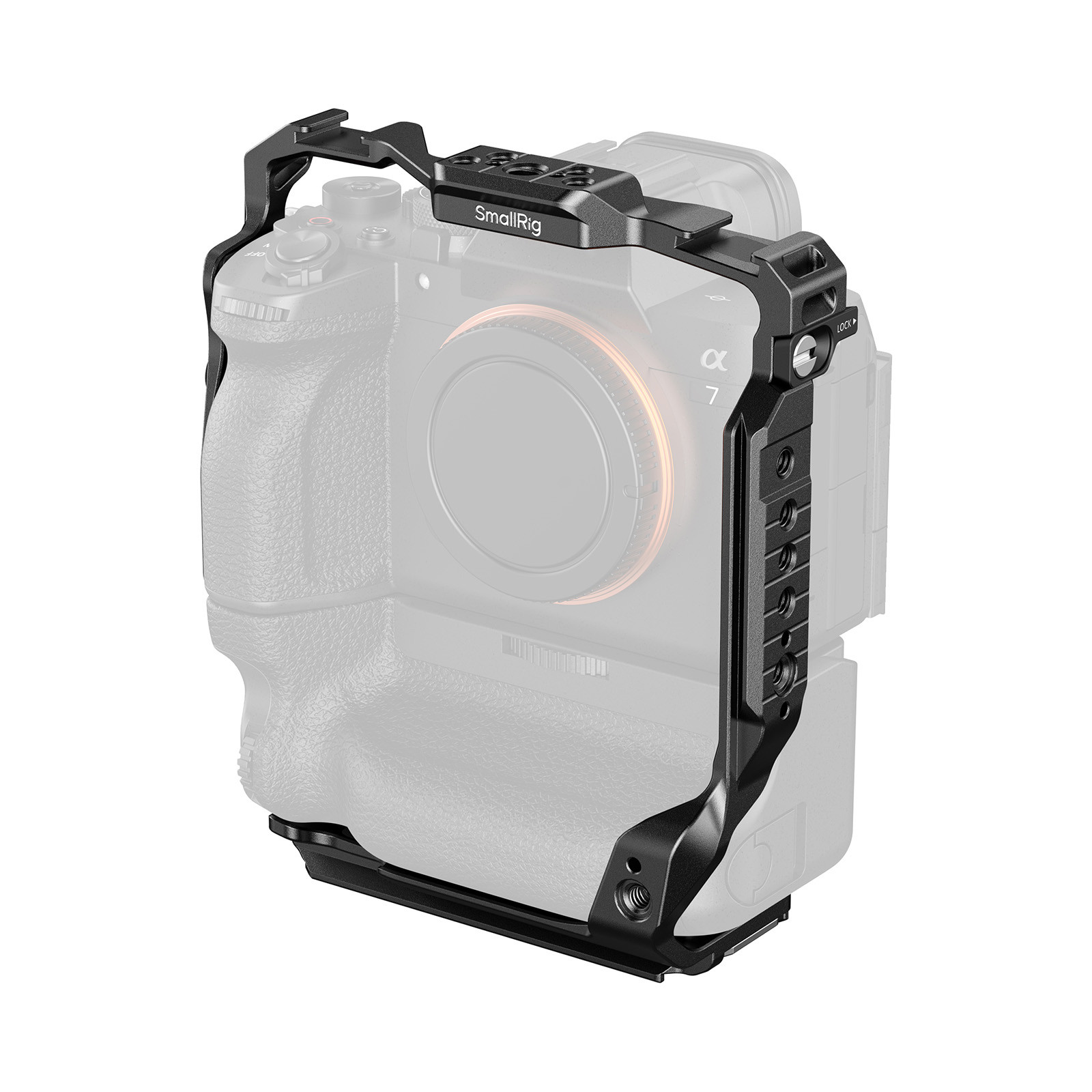 SmallRig Cage for Sony Alpha 7R V / 7 IV / 7S III / 1 / 7R IV / 7 V with Vertical Grip VG-C4EM 6114
