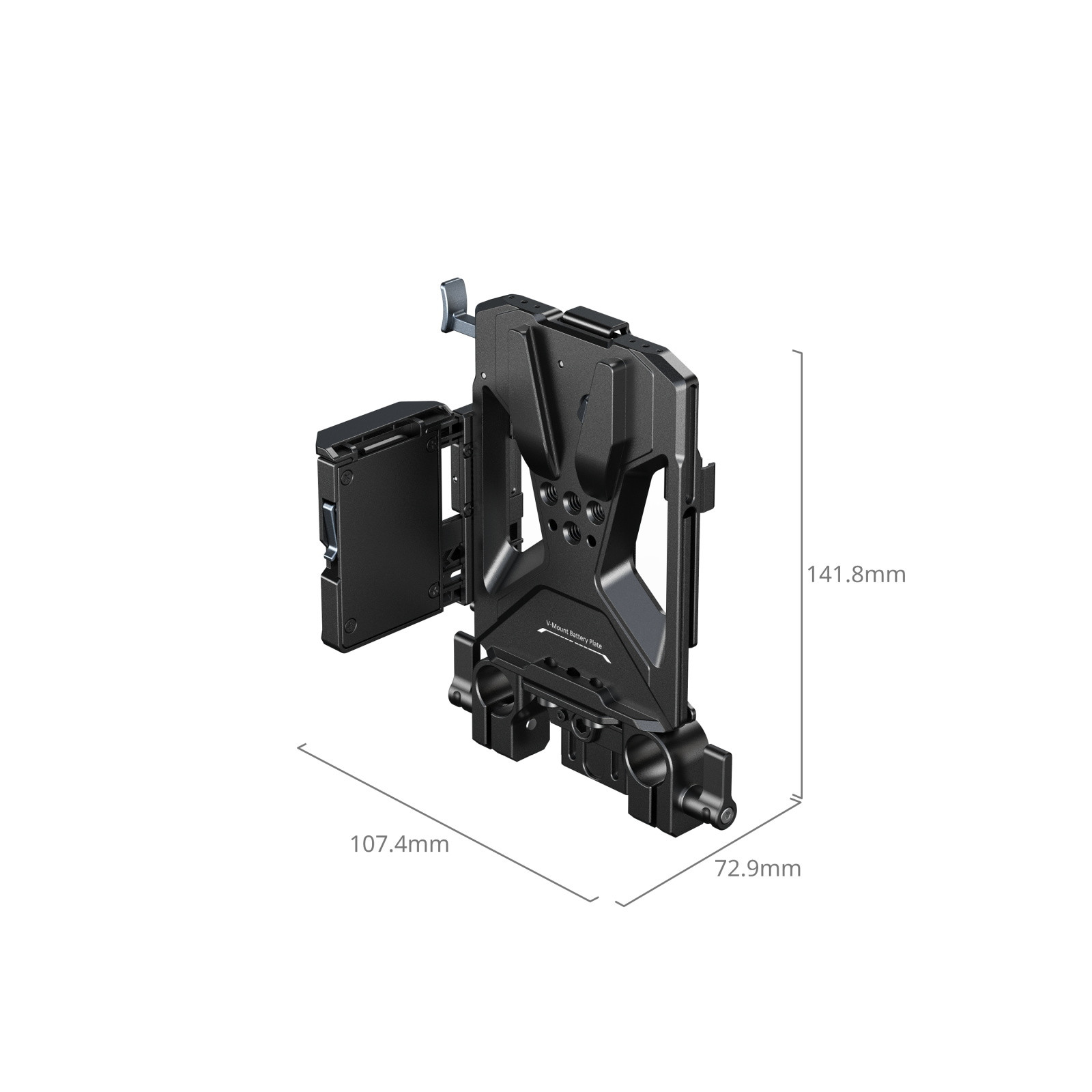 SmallRig V-Mount Battery Mount Plate Kit for 15mm LWS Rods 6117