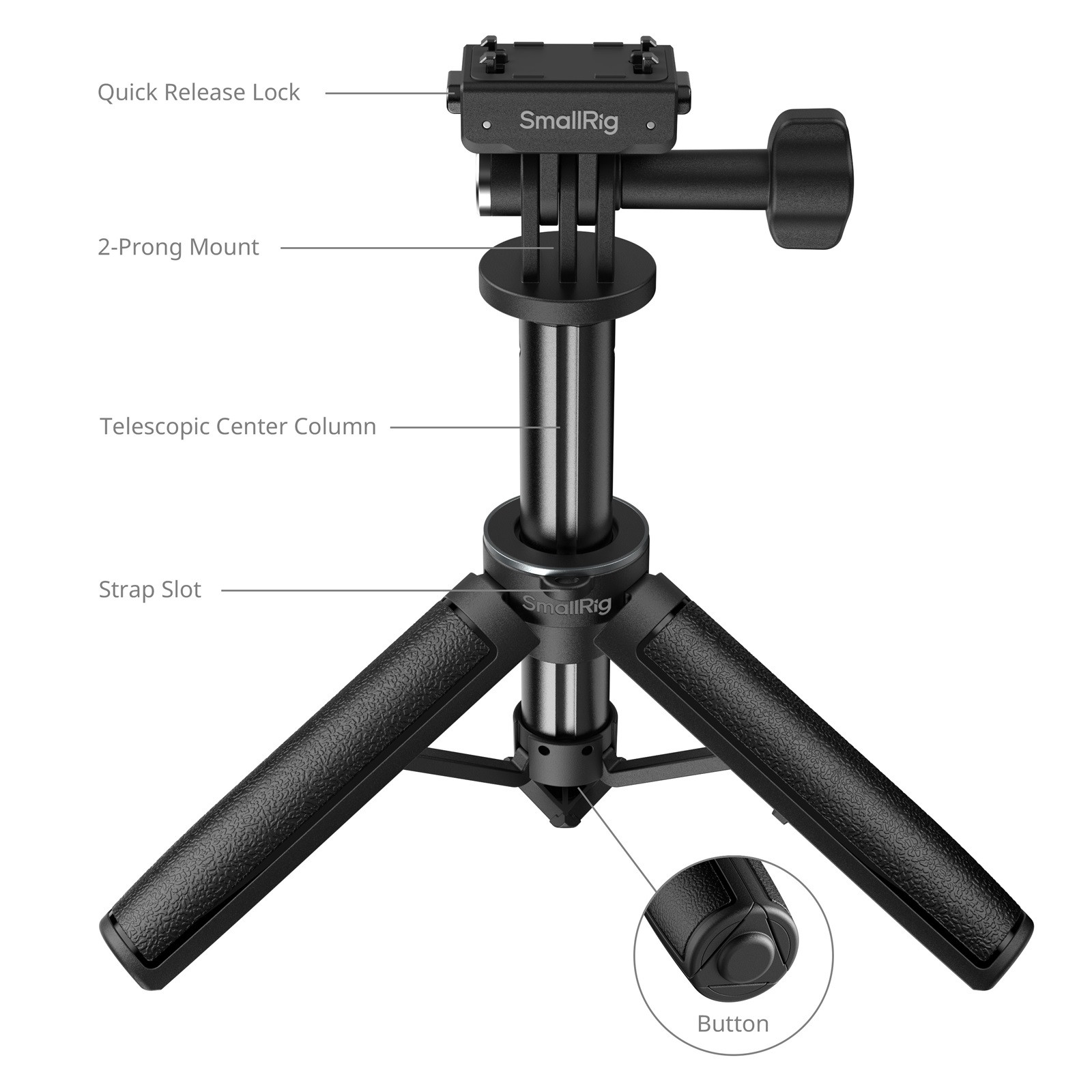SmallRig Selfie Stick Support for Insta360 X5 / Ace Pro / Ace Pro 2 6151