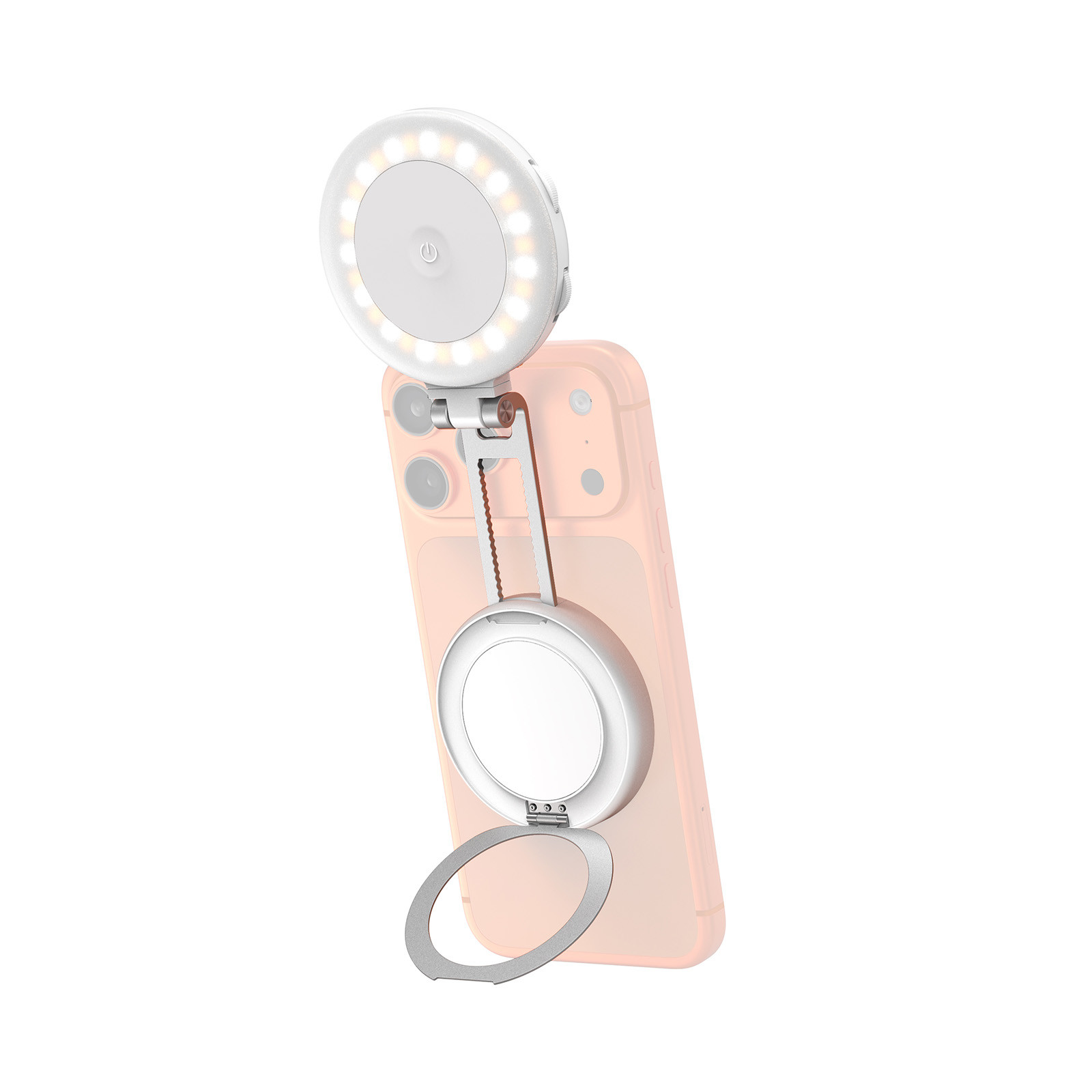 SmallRig M2 LED Light with Magnetic Mount and Support for Phones (White) 6155
