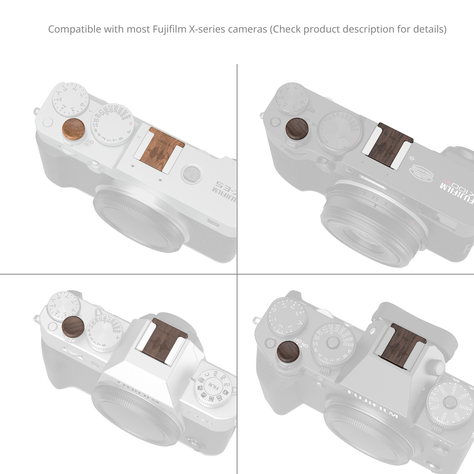 SmallRig Hot Shoe Cover for FUJIFILM Cameras (Rosewood) 6238