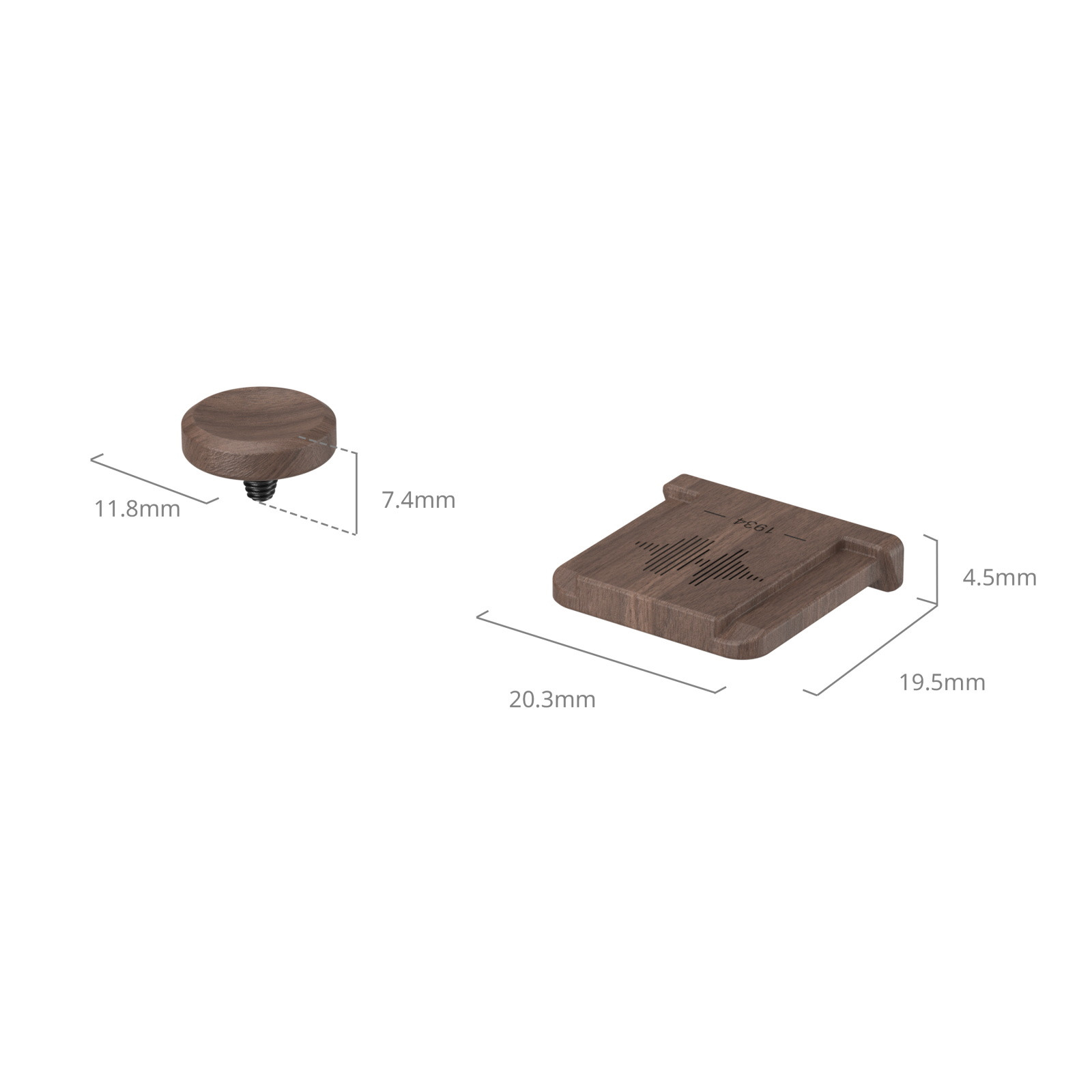 SmallRig Hot Shoe Cover for FUJIFILM Cameras (Walnut) 6239
