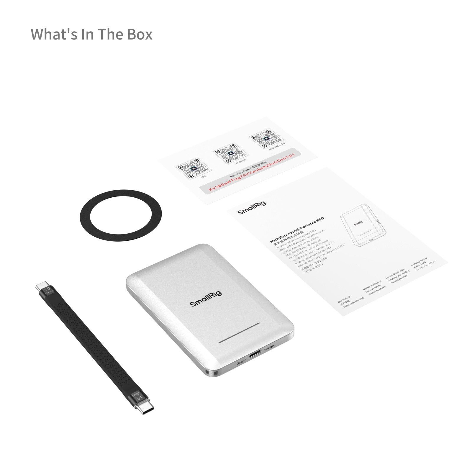 SmallRig Multifunctional Portable SSD (2TB) 6293