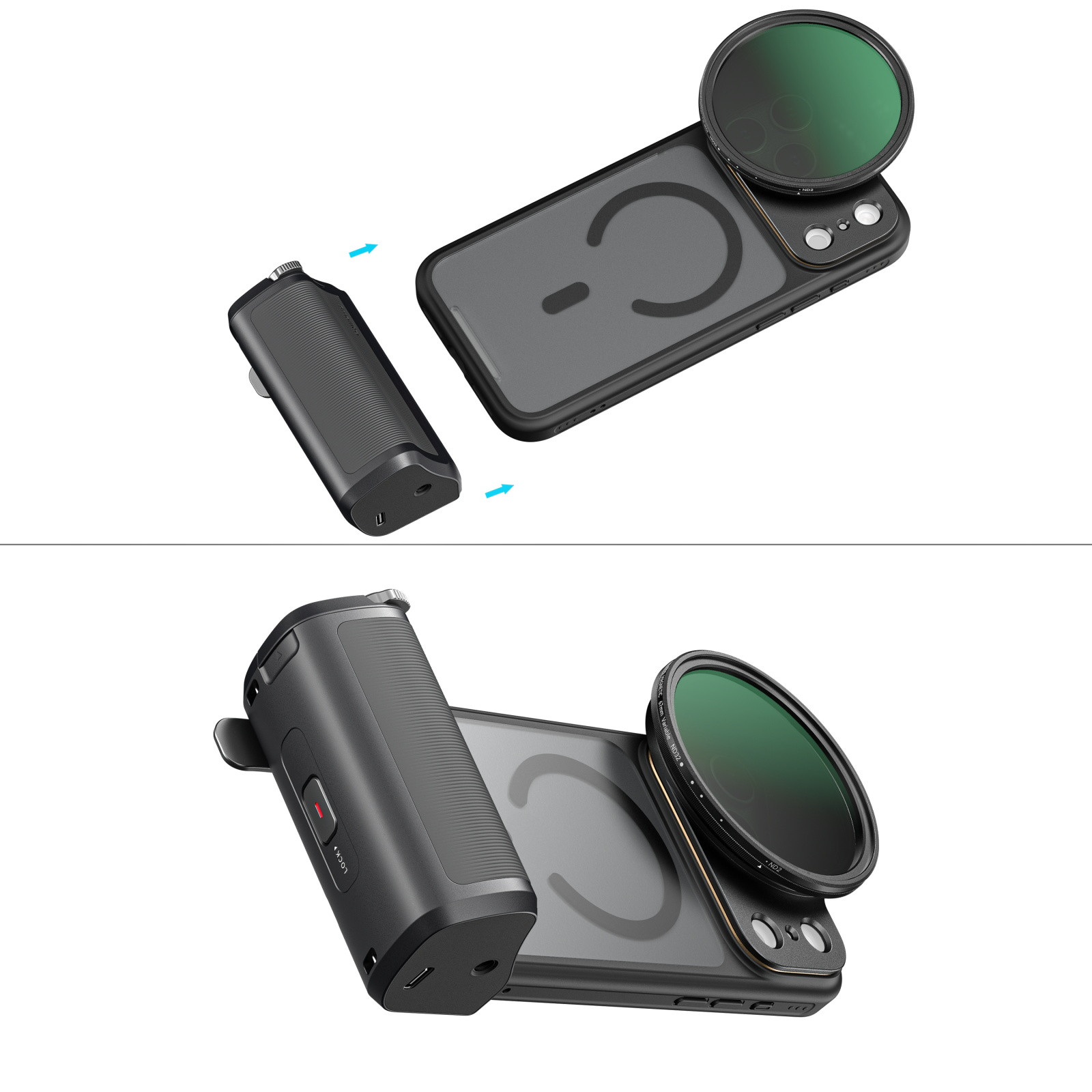 SmallRig FilMov Photography Grip Kit with Filter for iPhone 17 Pro Max 6301
