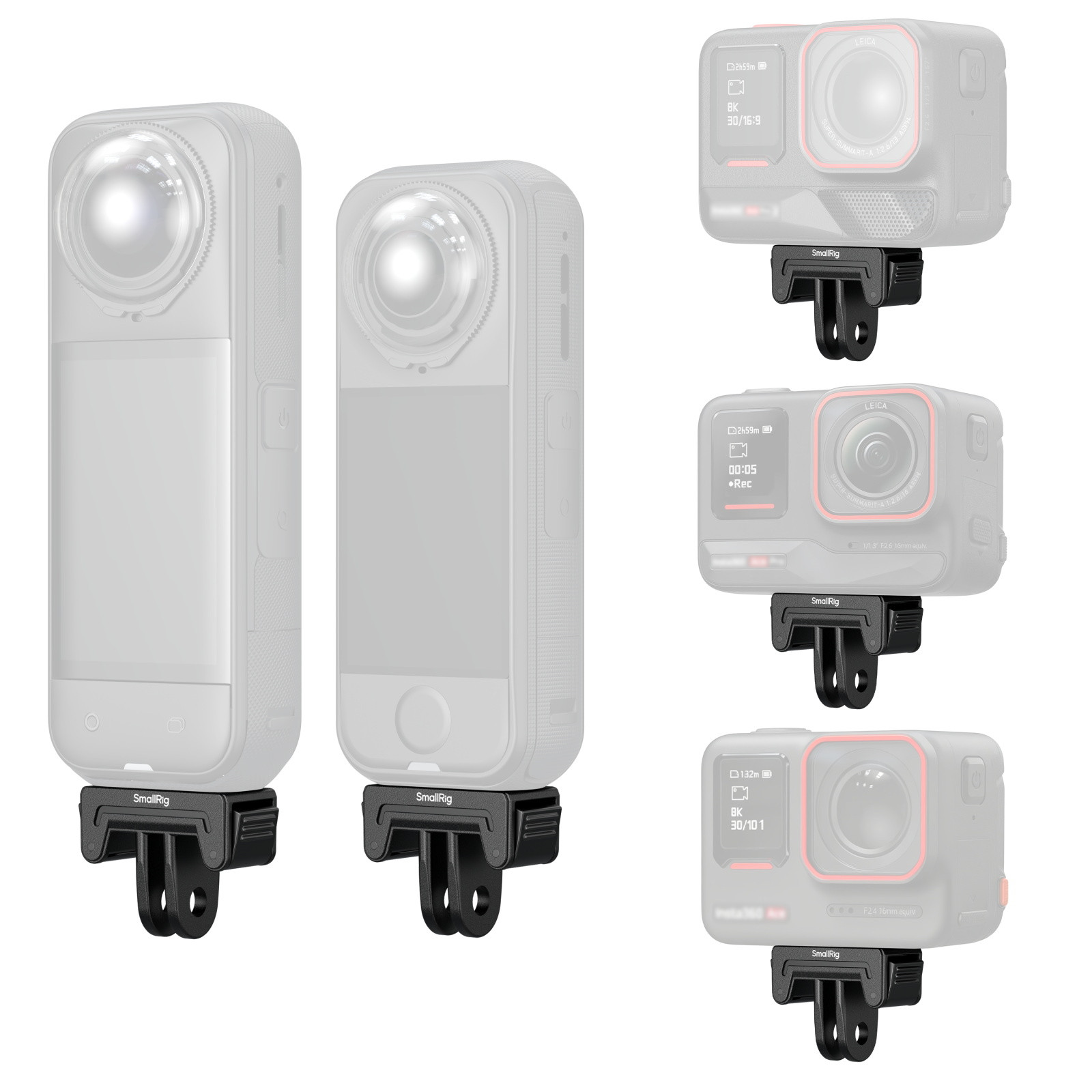 SmallRig Quick Release Mount Adapter for Insta360 X5 / X4 Air / Ace Pro 2 / Ace Pro / Ace 6303