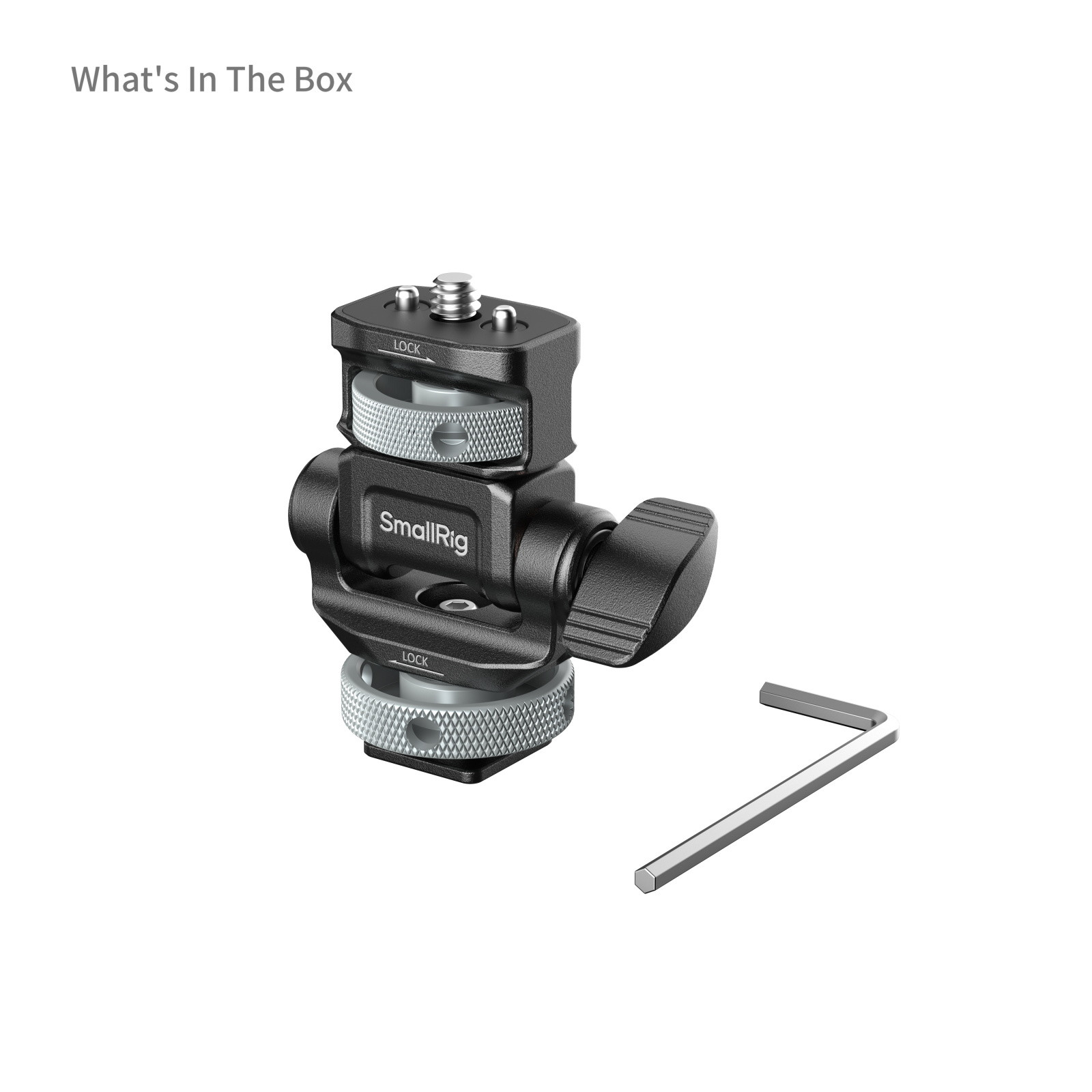 SmallRig Monitor Support for Horizontal & Vertical Shooting with Cold Shoe Mount 6313