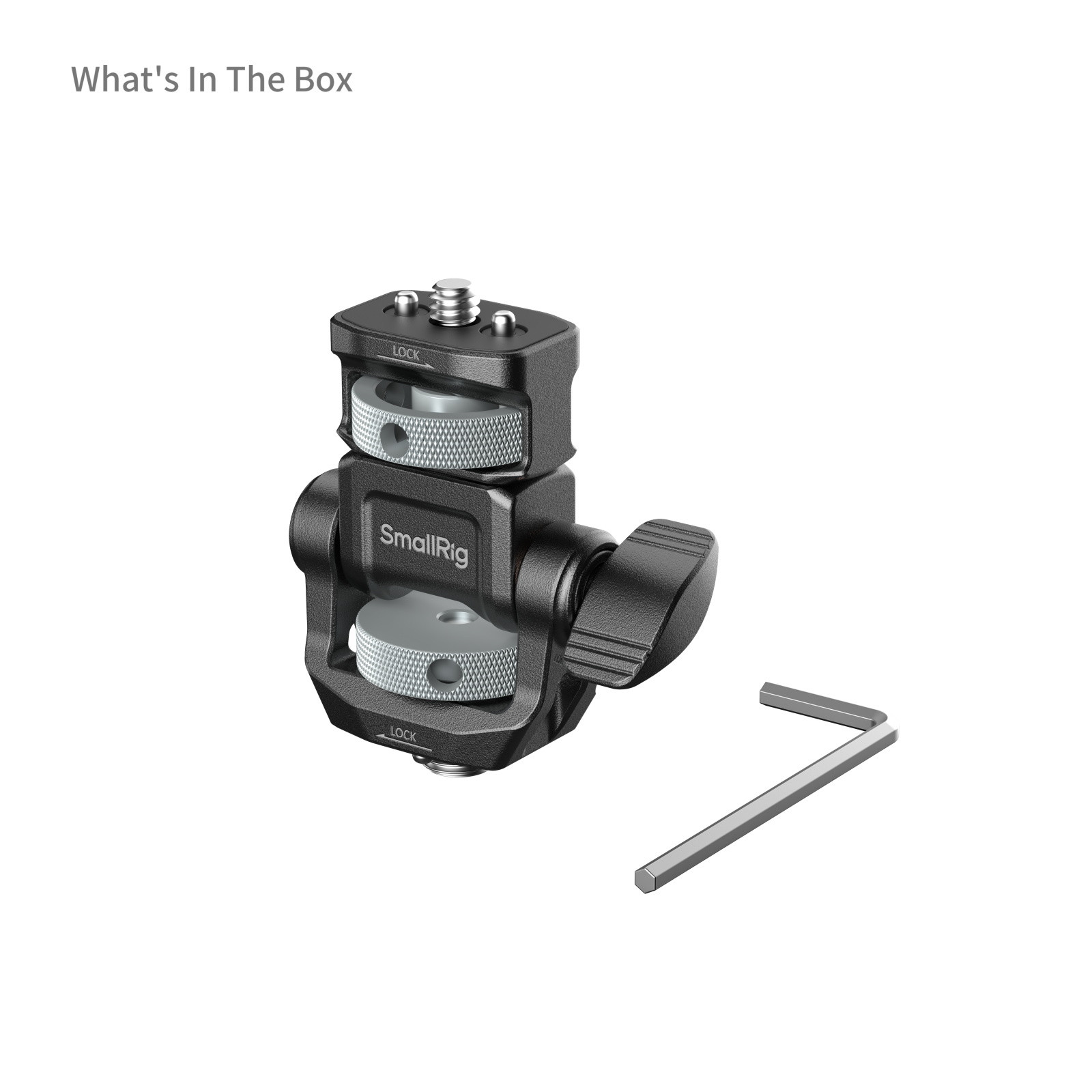 SmallRig Monitor Support for Horizontal & Vertical Shooting with ARRI 3/8"-16 Locating Screw 6314