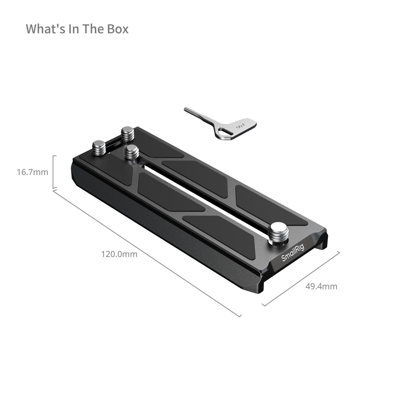 SmallRig Mount Plate Compatible with Manfrotto 501PL-Type 6318