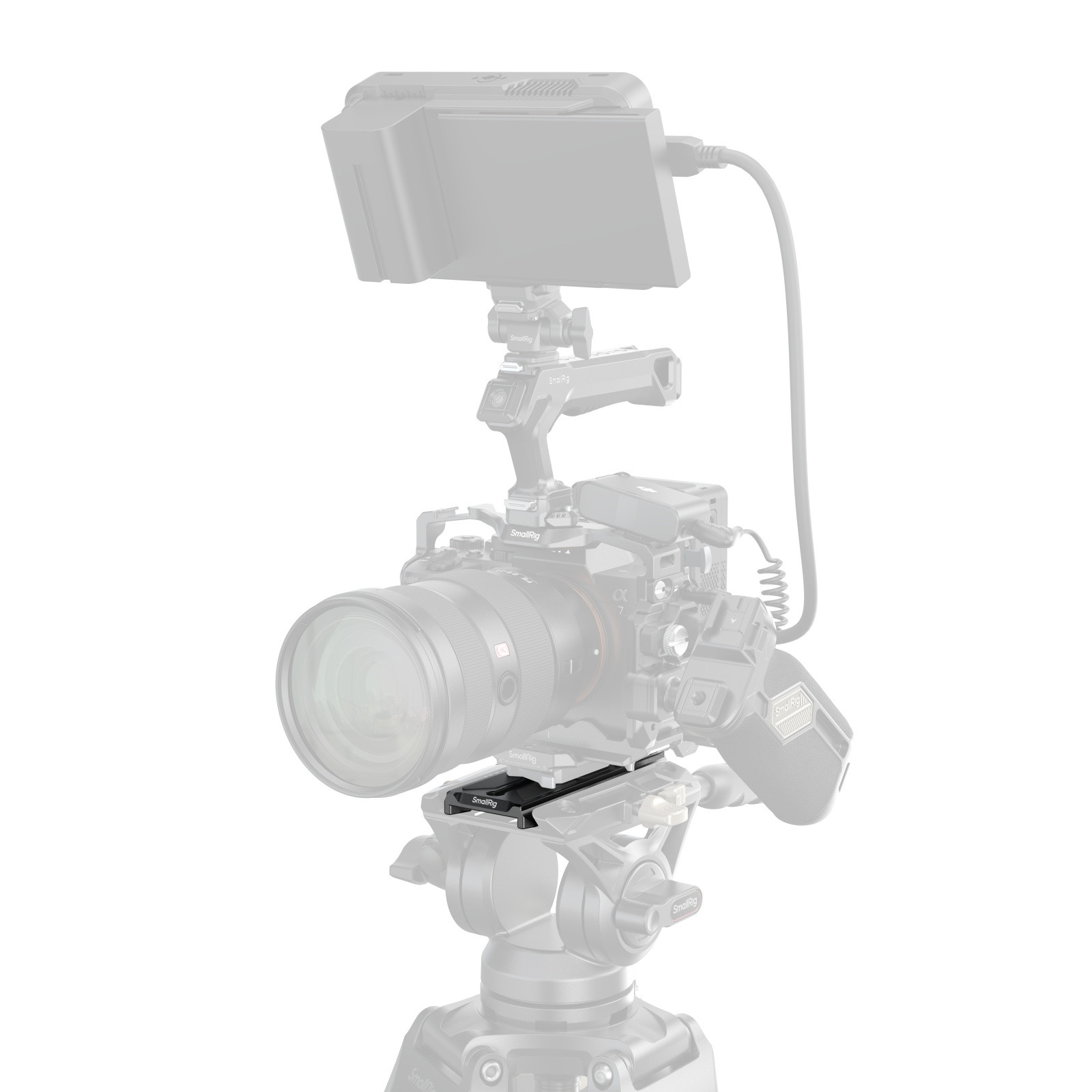 SmallRig Mount Plate Compatible with Manfrotto 501PL-Type 6318