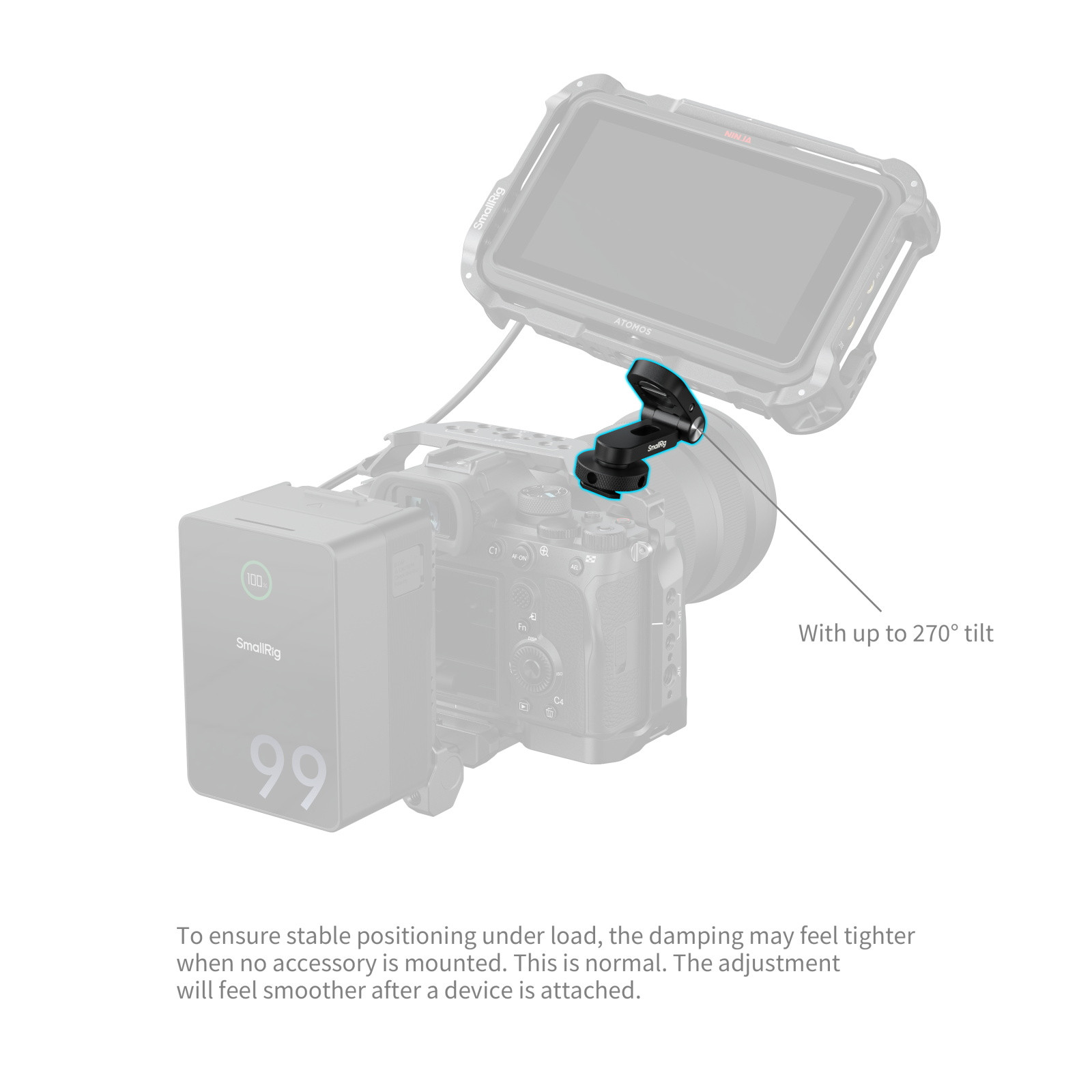 SmallRig Foldable Monitor Support 6323