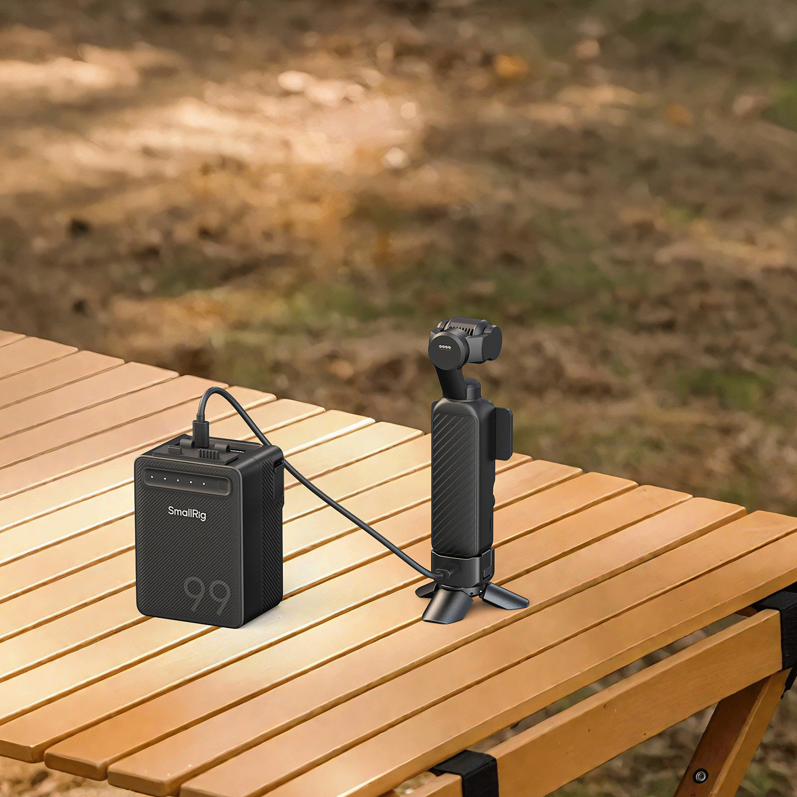 SmallRig mini Desktop Quick Release Tripod with USB-C for DJI Osmo Pocket 4P / 4 / 3 6361