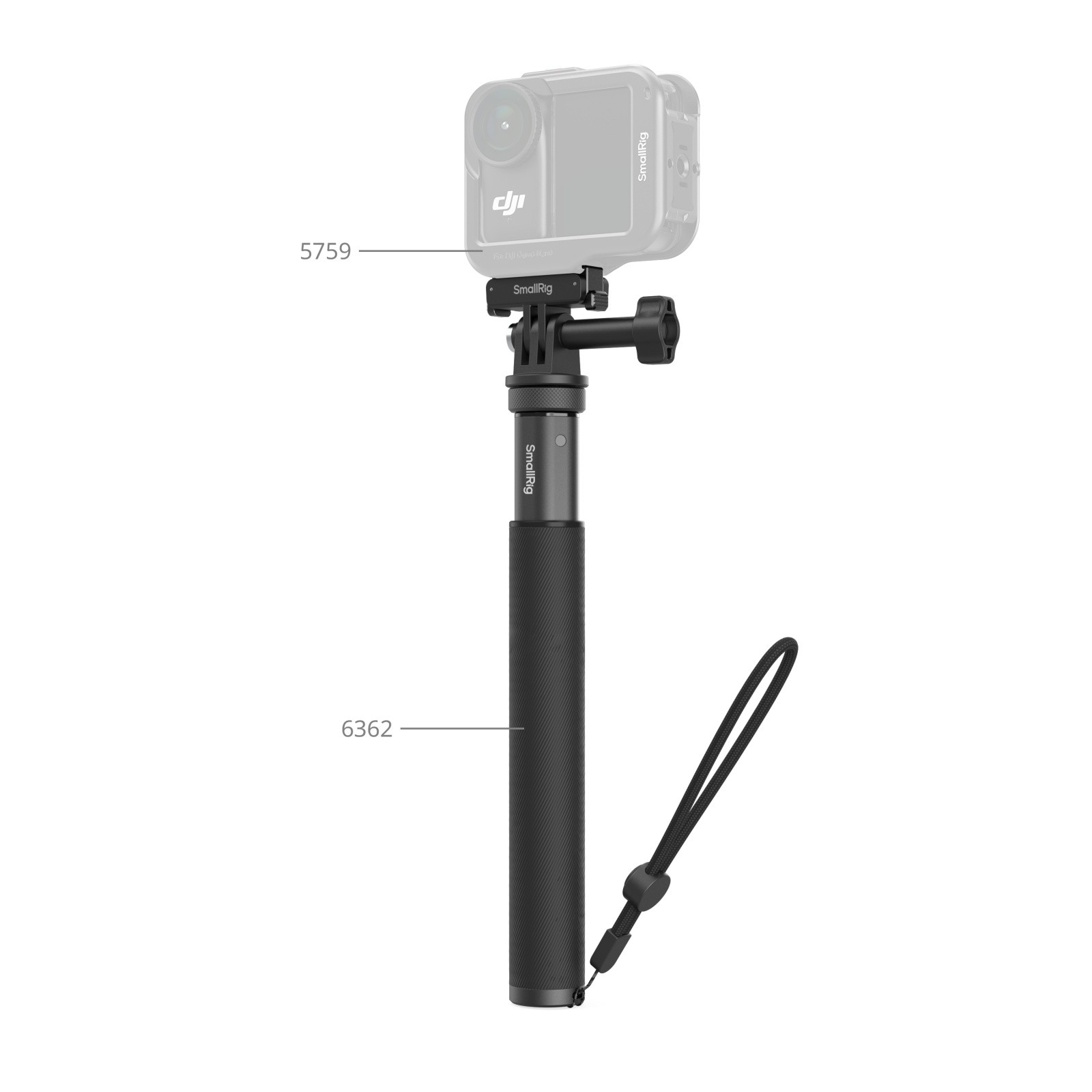 SmallRig Selfie Stick Support for DJI Osmo Action 6 / Nano 6362