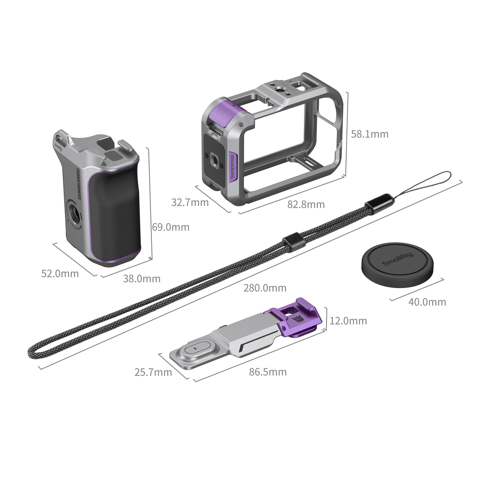 SmallRig Modular Street Photography Kit for DJI Osmo Action 6 (Megatron Edition) 6367
