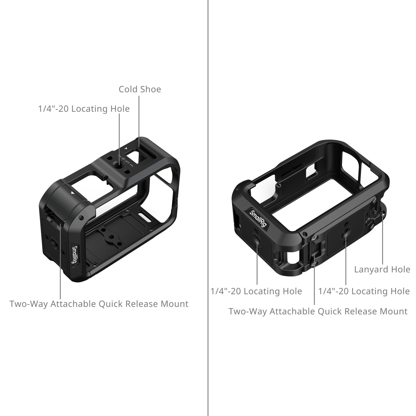 SmallRig Advanced Camera Cage Kit with Filters for DJI Osmo Action 6 6374