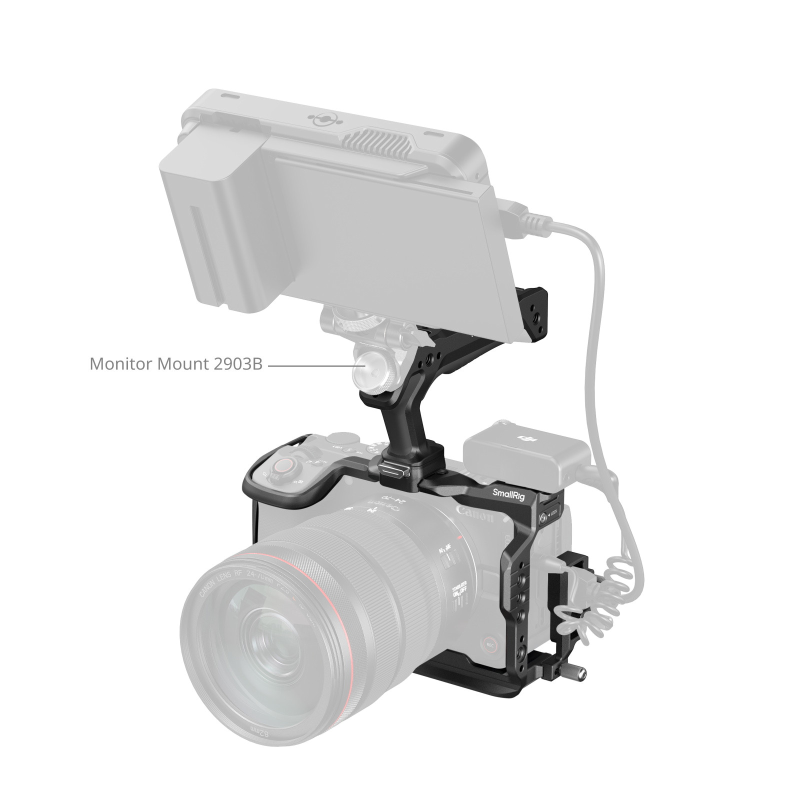 SmallRig "HawkLock" Quick Release Cage Kit for Canon EOS R6 V 6379