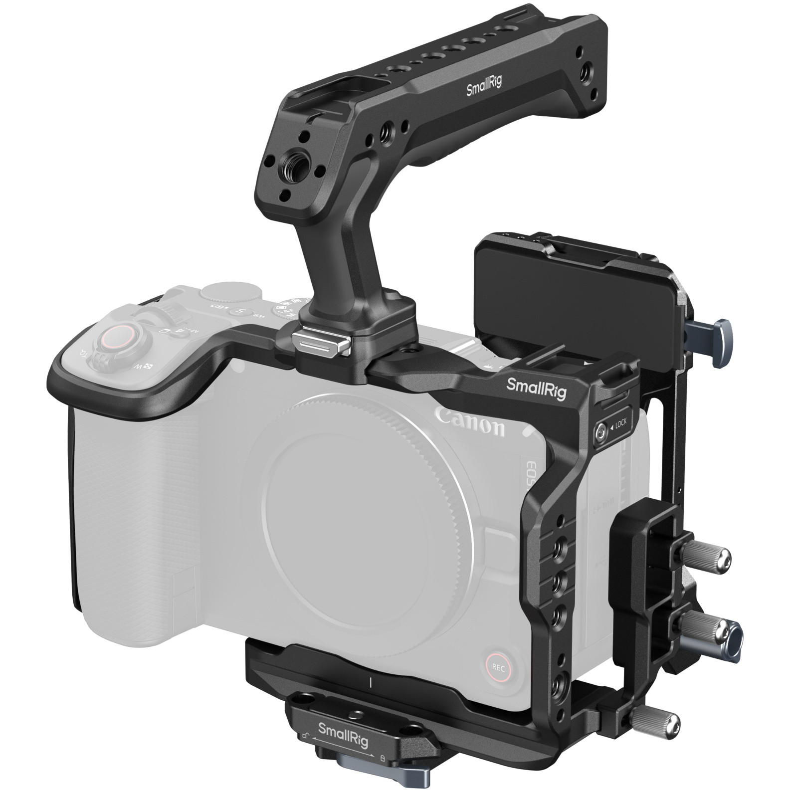 SmallRig "HawkLock" Quick Release Cage Kit with V-Mount Battery Plate for Canon EOS R6 V 6381