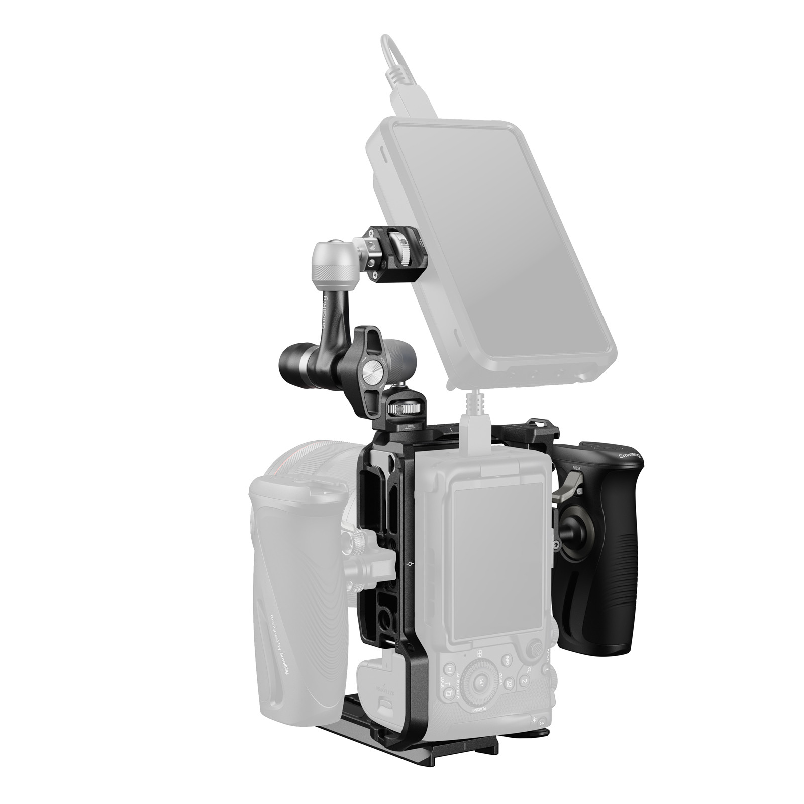 SmallRig "HawkLock" Quick Release Vertical Shooting Cage Kit for Canon EOS R6 V 6382