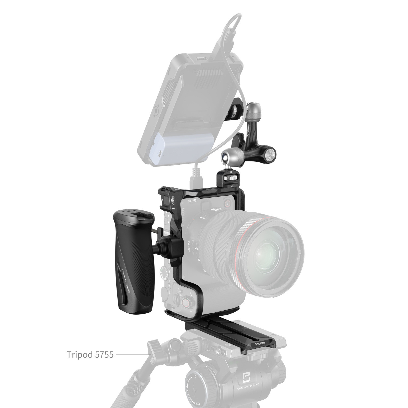 SmallRig "HawkLock" Quick Release Vertical Shooting Cage Kit for Canon EOS R6 V 6382