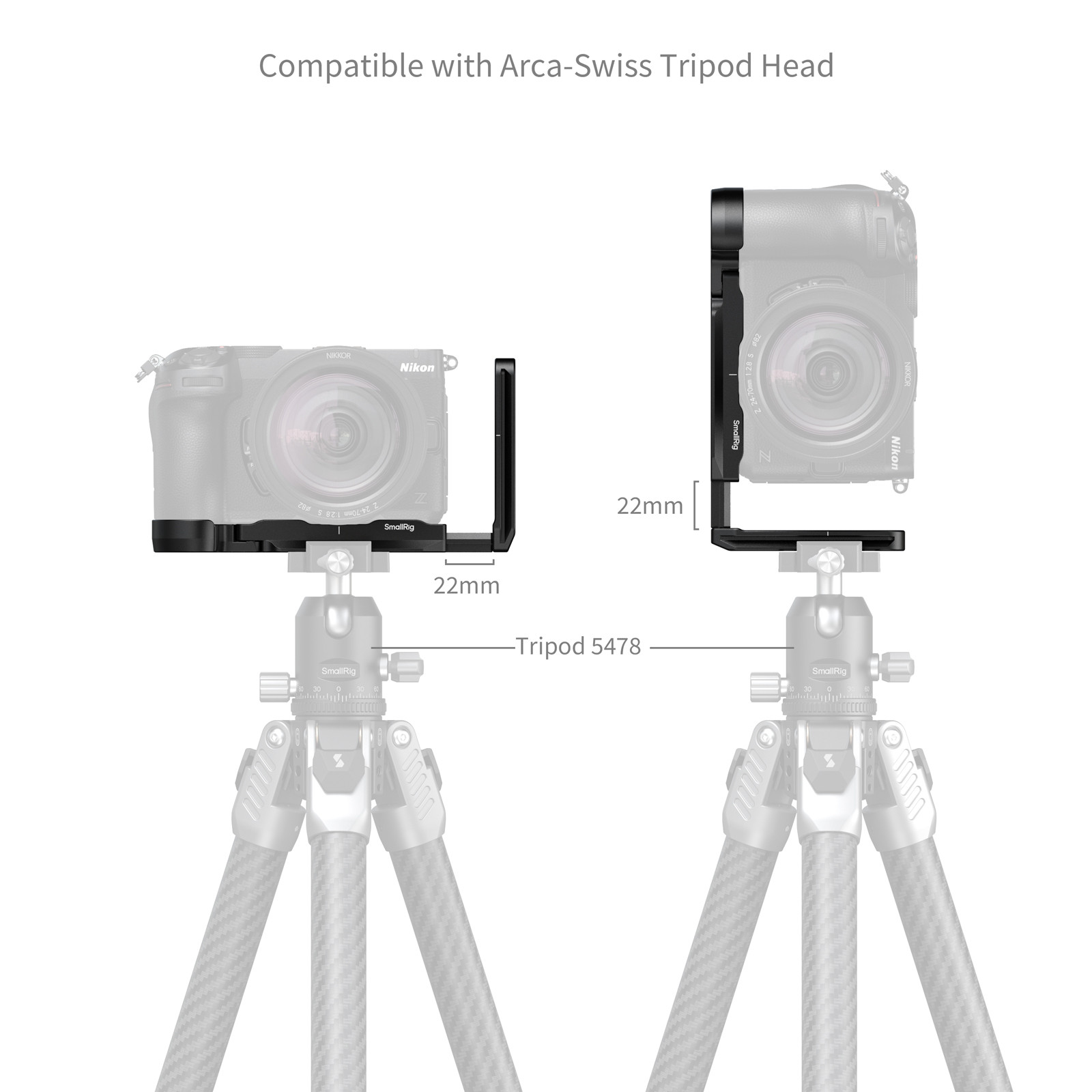 SmallRig L-Shaped Mount Plate for Nikon Z5IIC 6410