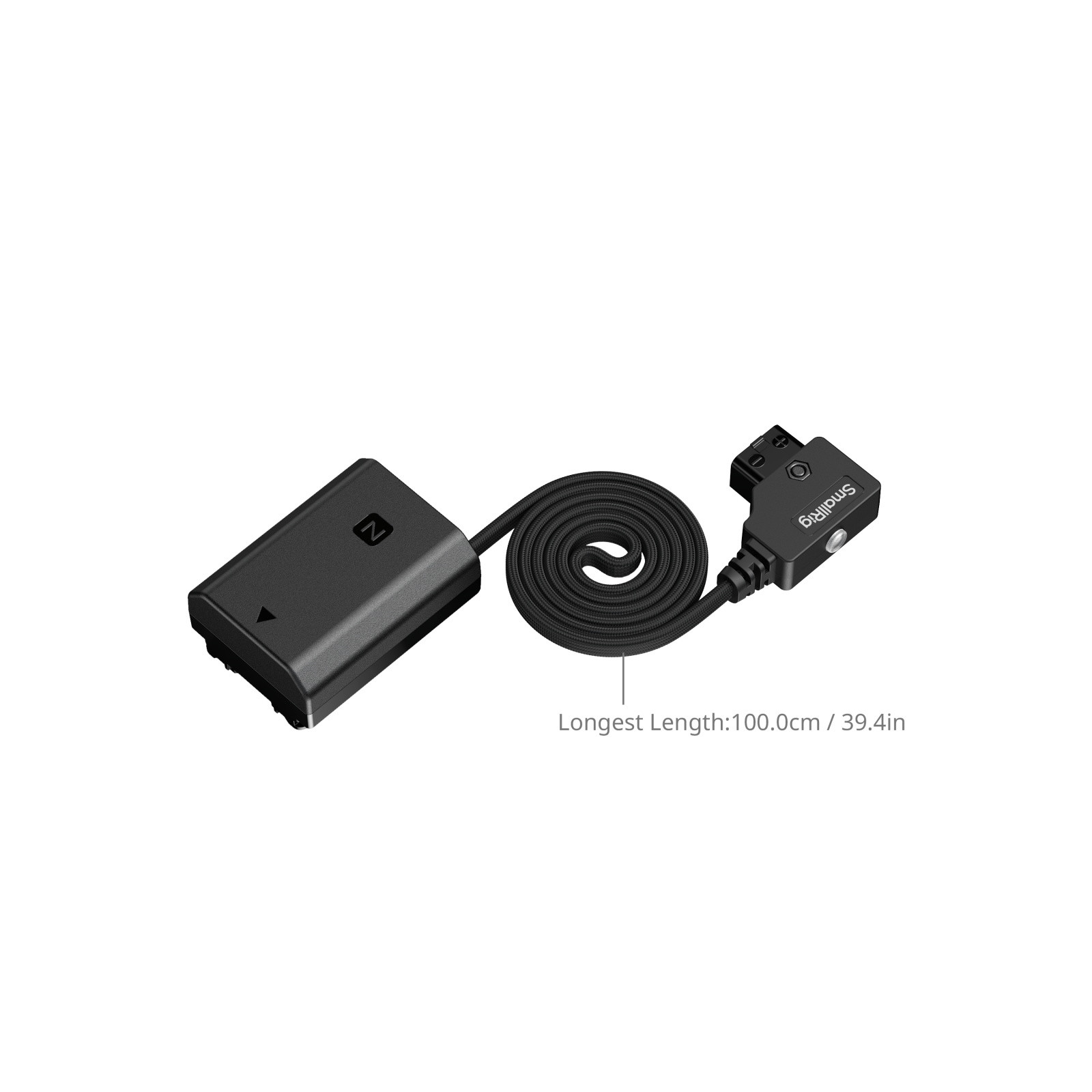 SmallRig D-Tap to NP-FZ100 Attachable Self-Coiling Dummy Battery Power Cable 6411