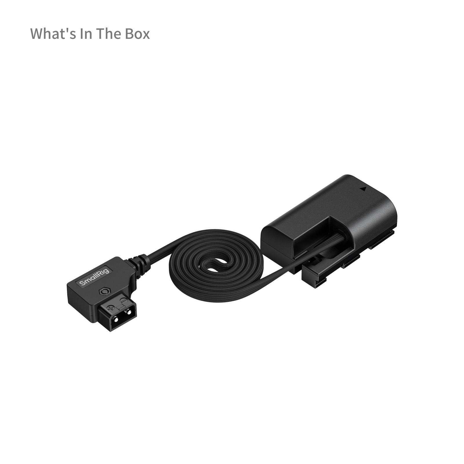 SmallRig D-Tap to LP-E6P Attachable Self-Coiling Dummy Battery Power Cable 6413