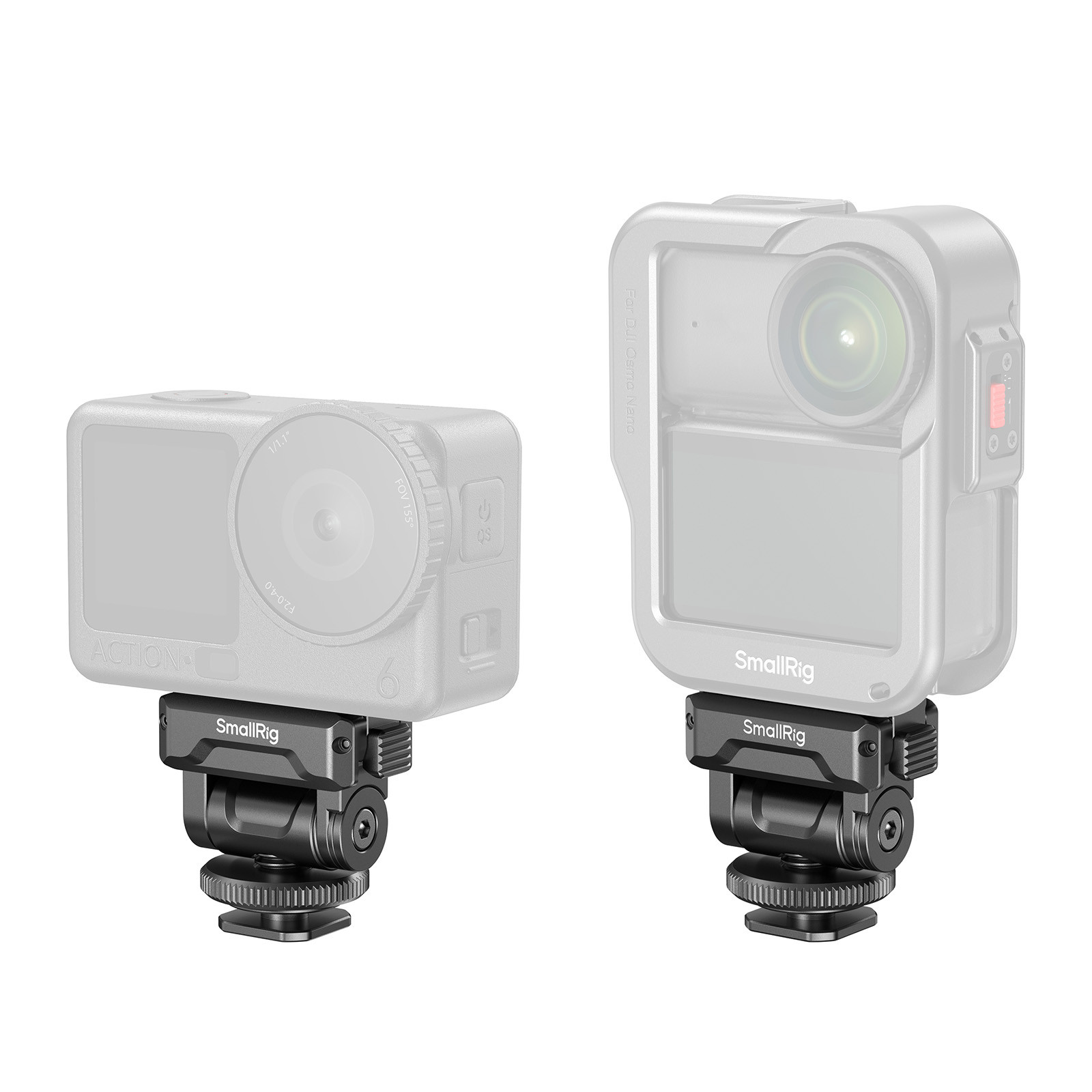 SmallRig Quick Release Support for DJI Osmo Action 6 / Nano with Cold Shoe Adapter 6440