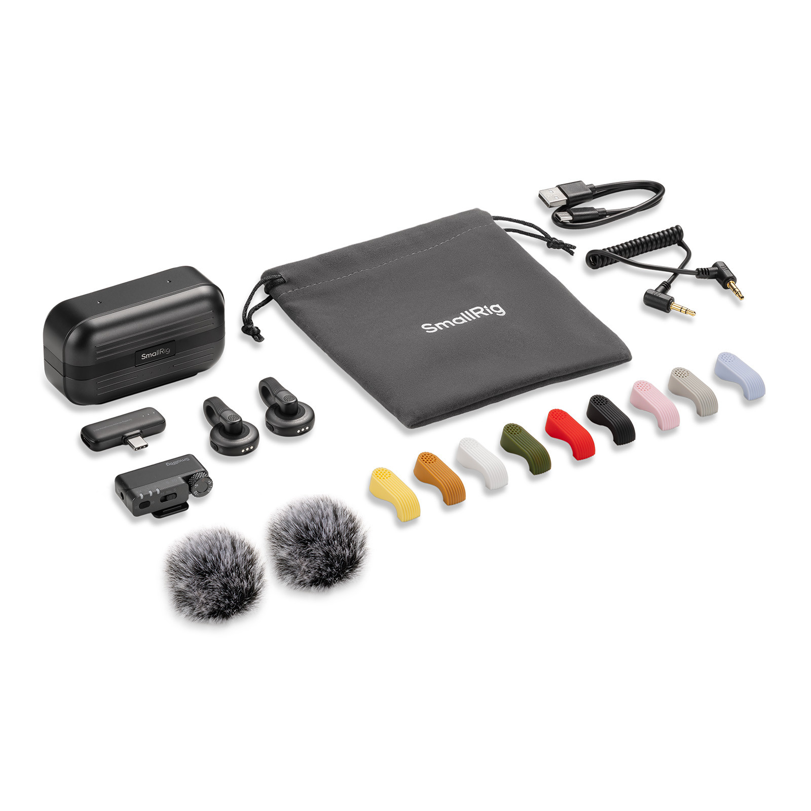 SmallRig S 70 Wireless Microphone with Multi-Device Compatibility (Black) 6526