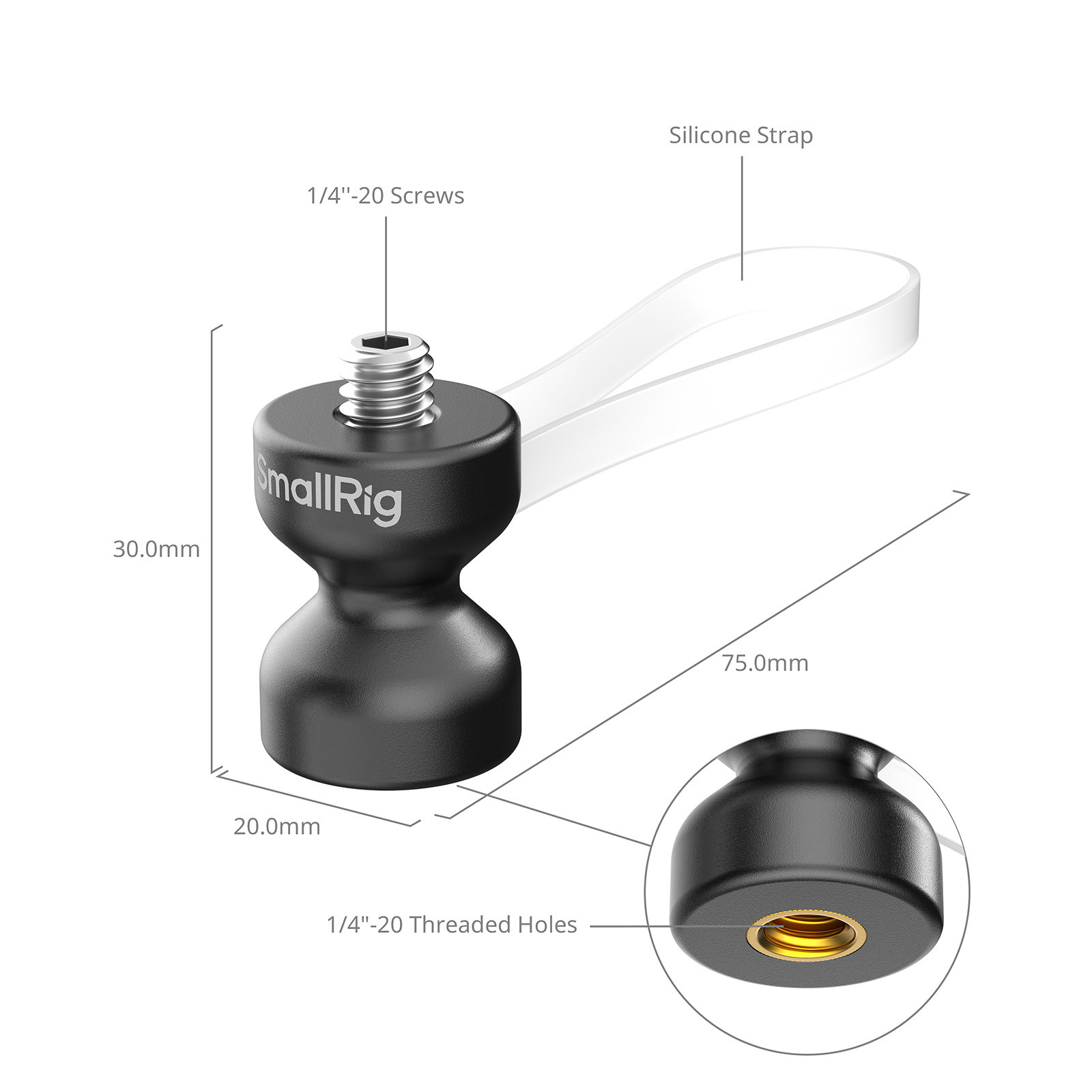 SmallRig Cable Clamp (10pcs, Black) 6527