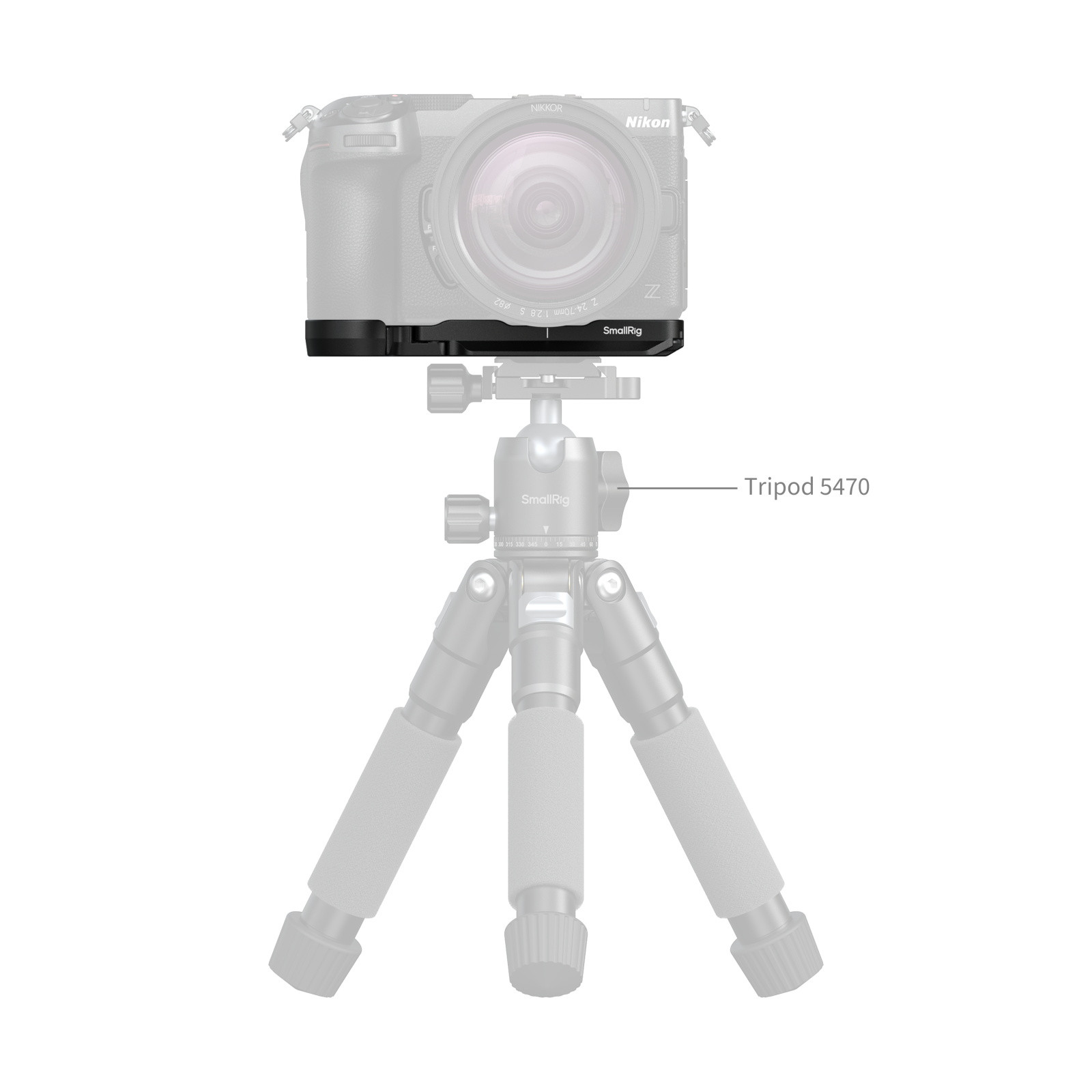 SmallRig Bottom Mount Plate for Nikon Z5IIC (Black) 6695