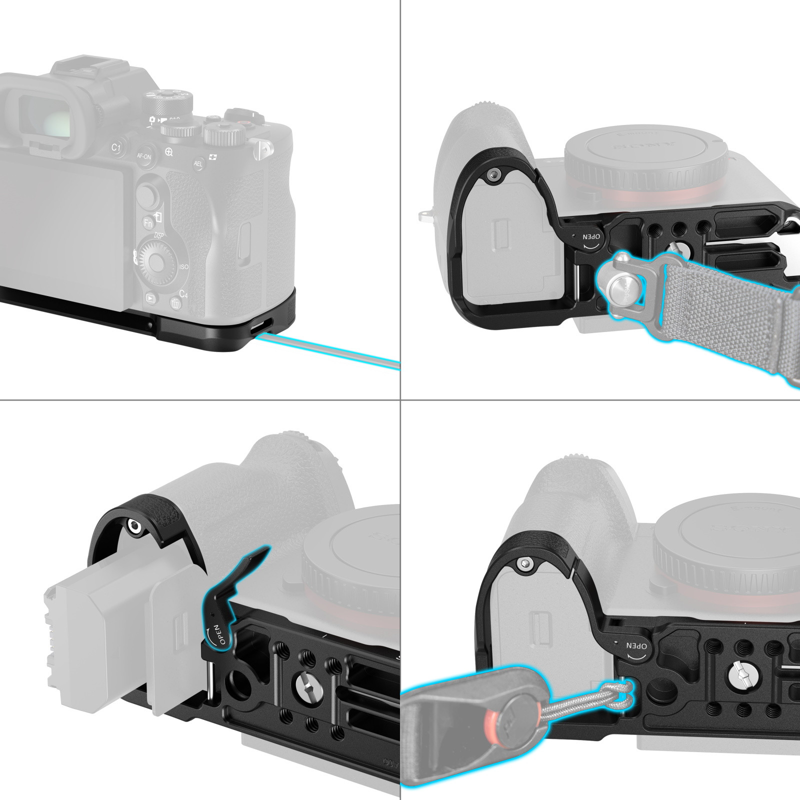 SmallRig Mount Plate for Sony Alpha 7R VI 6705