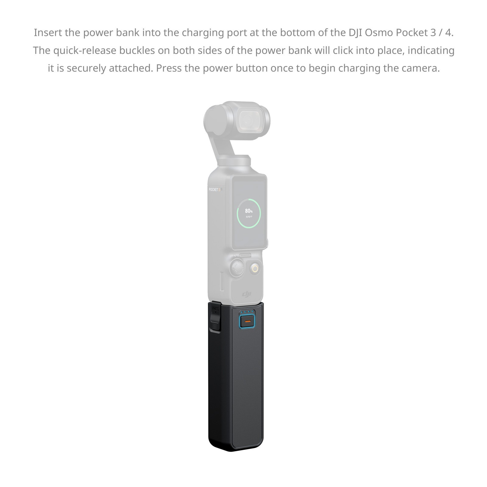 SmallRig Power Bank for DJI Osmo Pocket 3 / 4 / 4P 6713