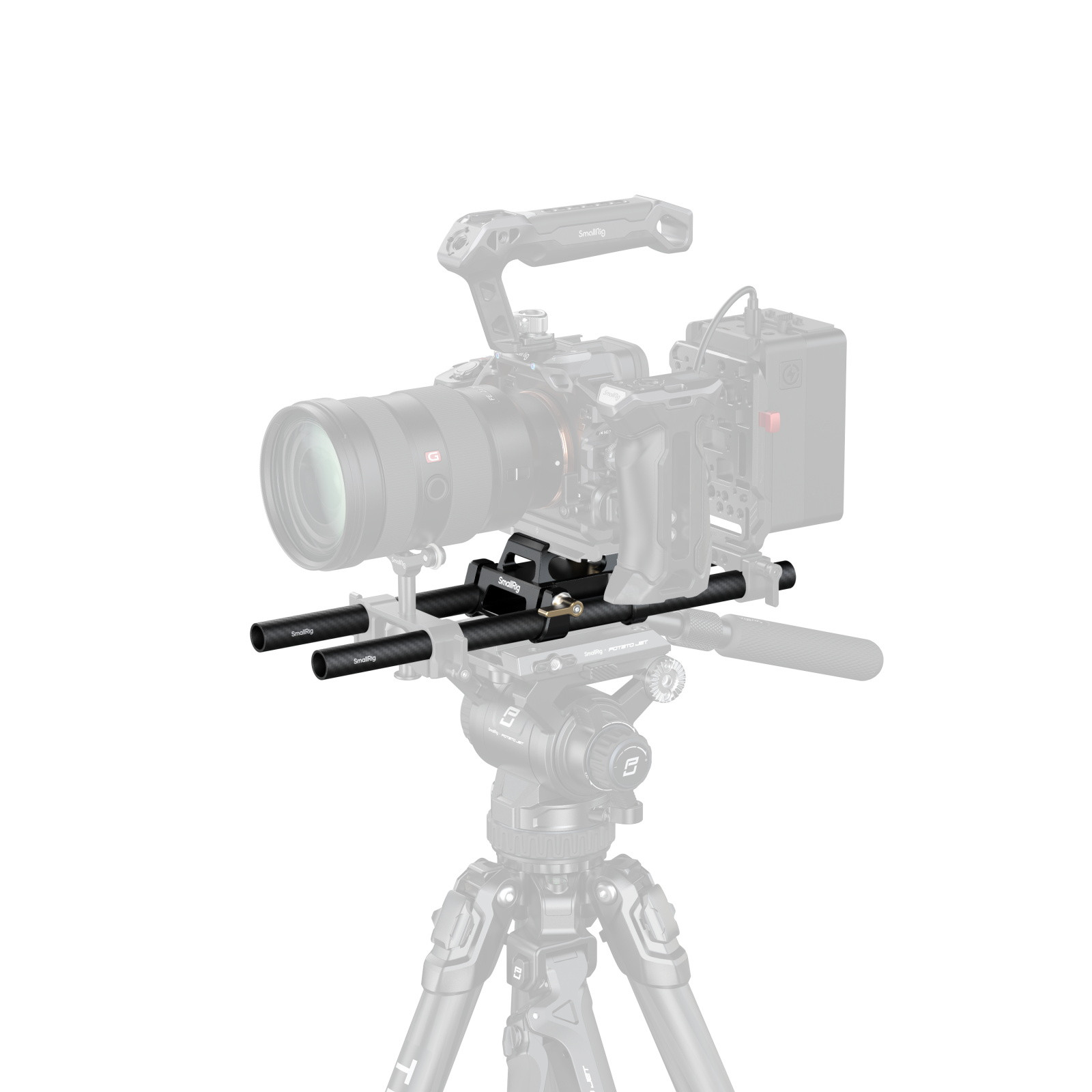 SmallRig Arca-Type Mount Plate with 15mm Dual Rod Clamp 6761