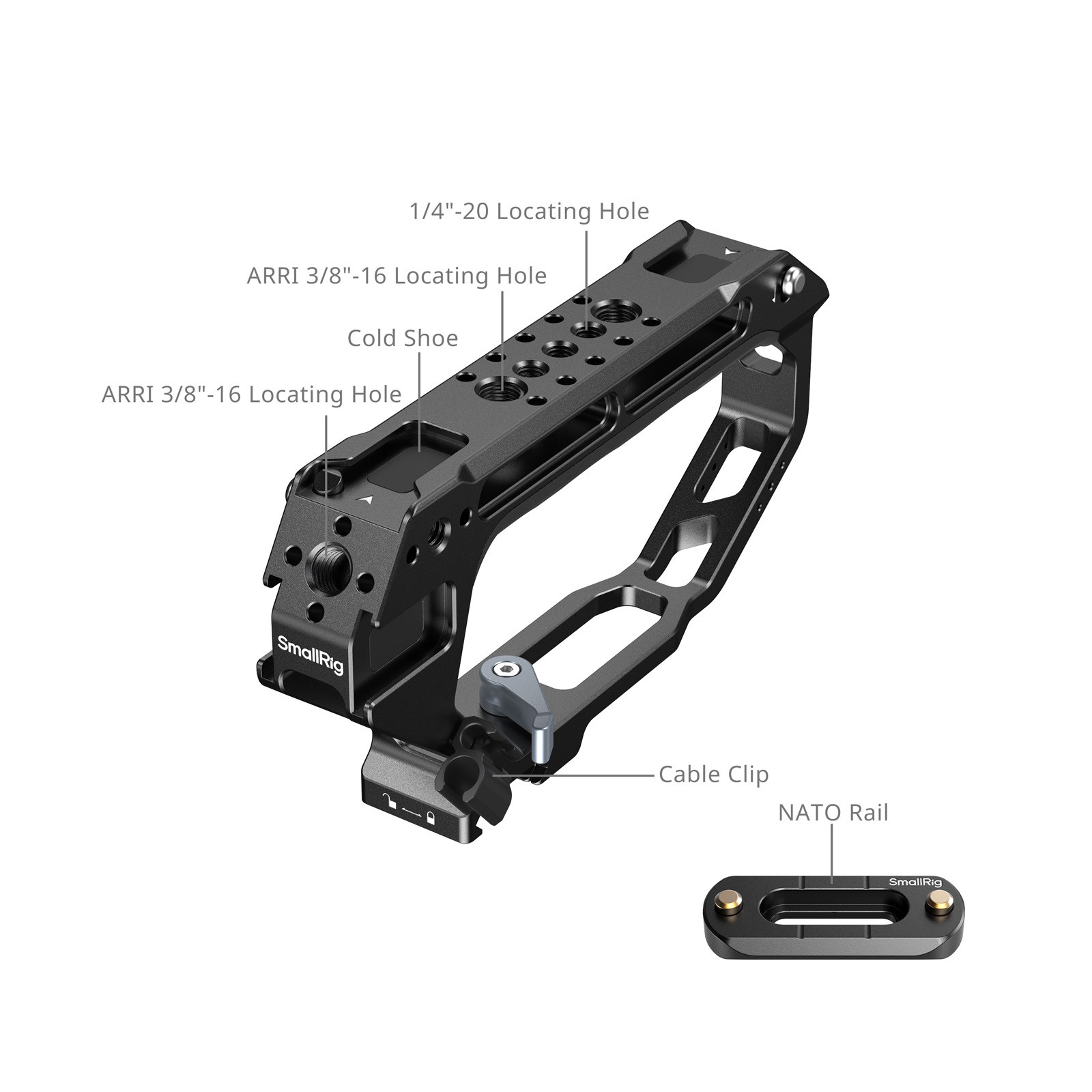 SmallRig "Hawklock" Handheld Cage Kit for Sony FX5 6778
