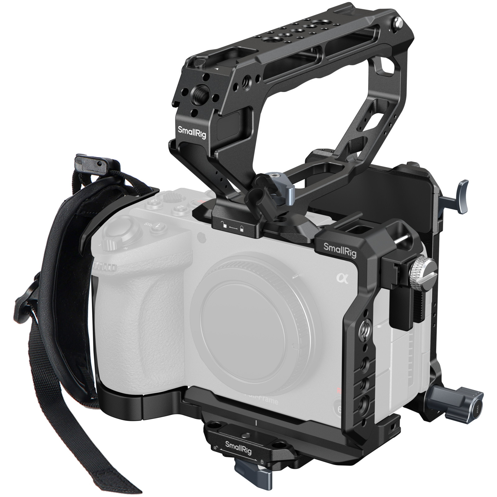 SmallRig "HawkLock" Handheld Cage Kit with V-Mount Plate for Sony FX5 6779